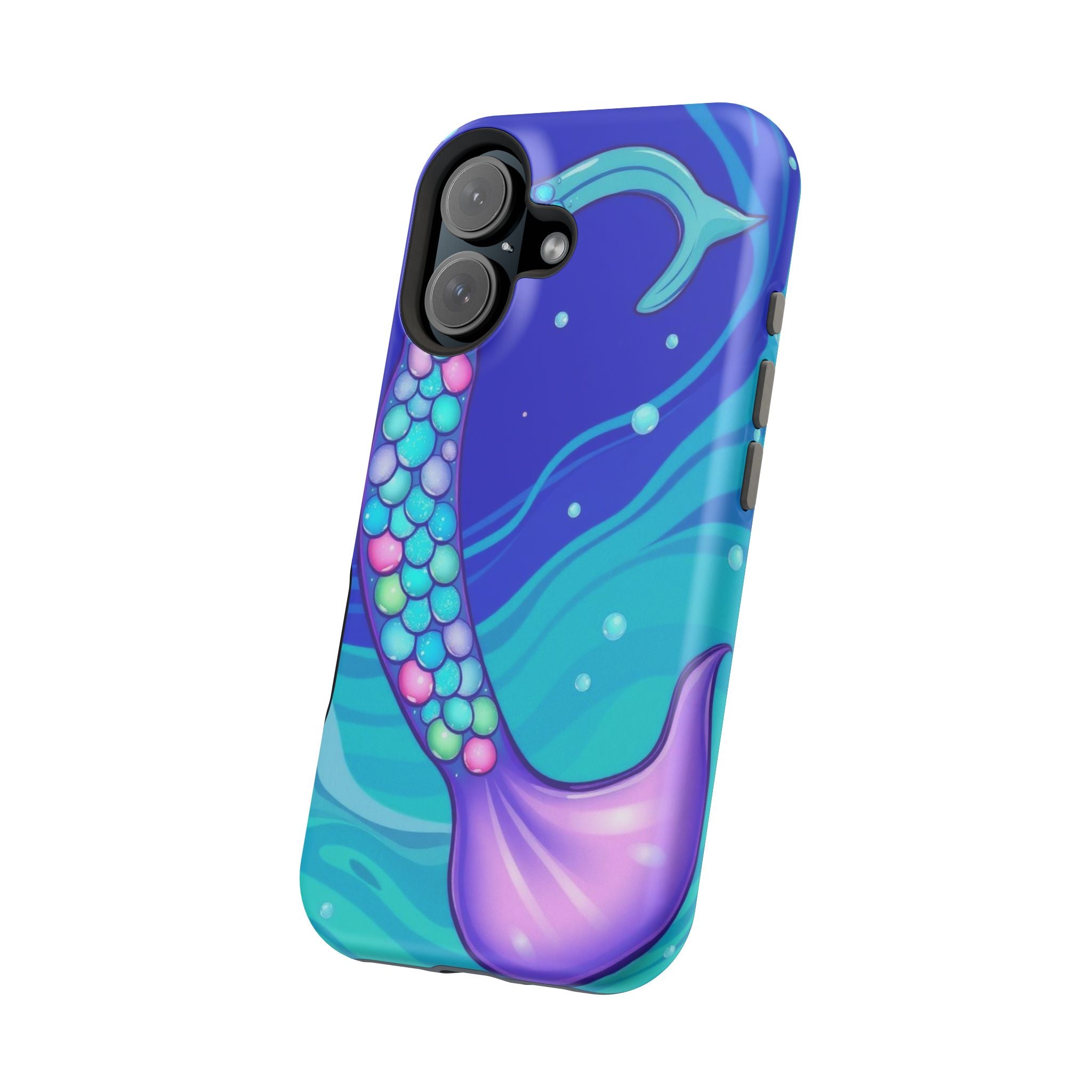 iPhone Mermaid Tail Swirl Kids Fun iPhone Phone Case Gift Artistic · iPhone Case