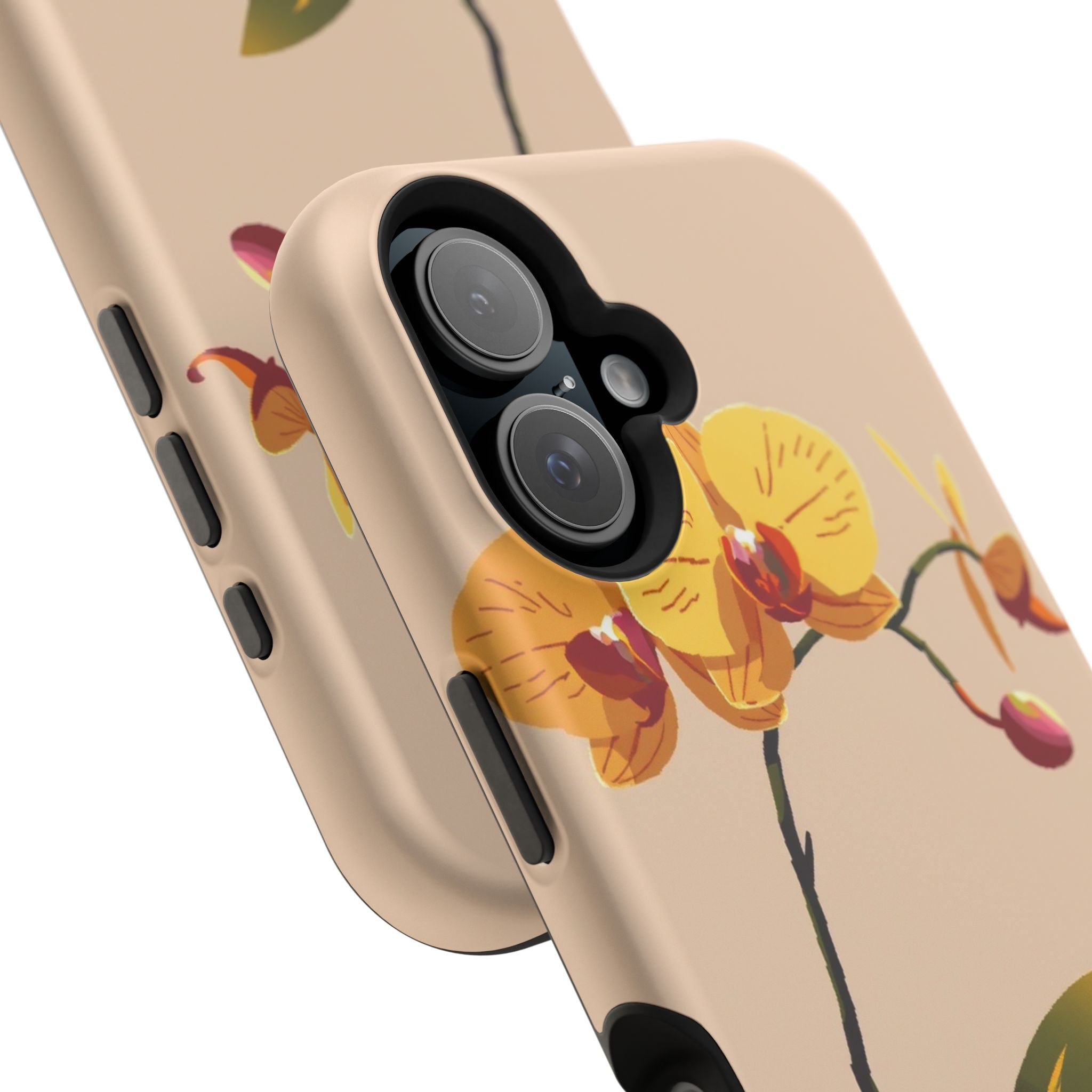 iPhone Orchid Study Pixel Art -Bit Bold Modern Everyday Snap Case · iPhone Case