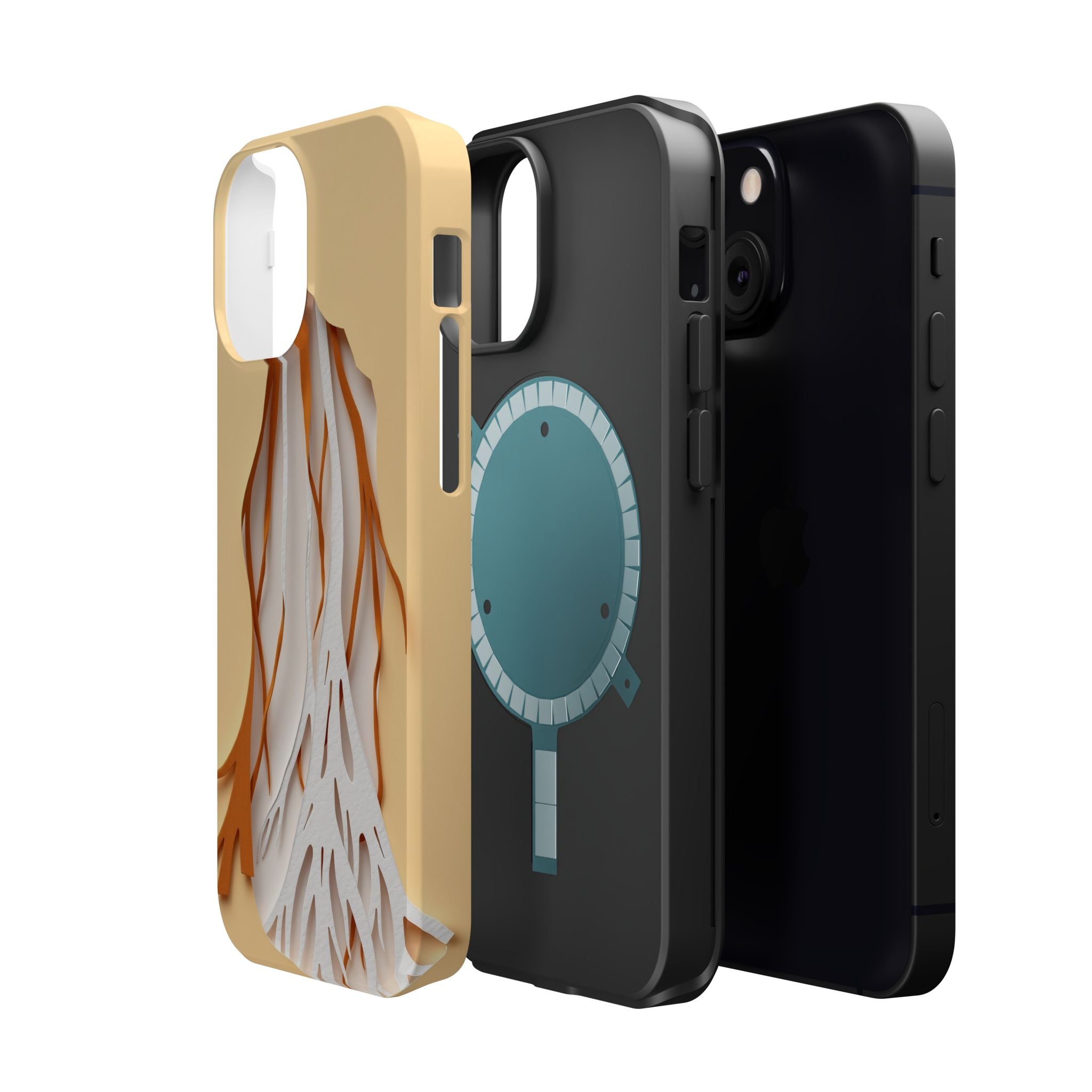 iPhone Mangrove Roots Paper Cut Art Slim Everyday Designer Case · iPhone Case