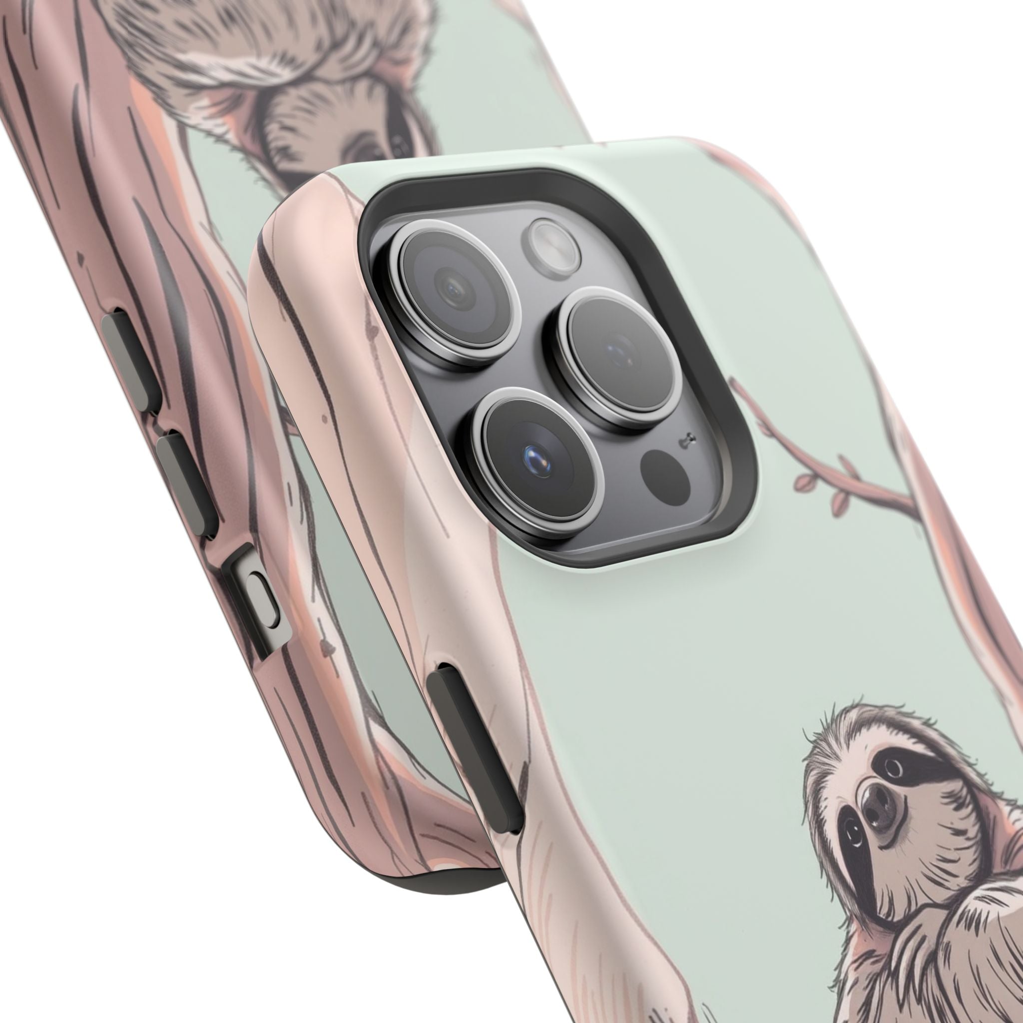 iPhone Cozy Sloth Mode Hand-Drawn Sketch Slim Everyday Designer Case · iPhone Ca