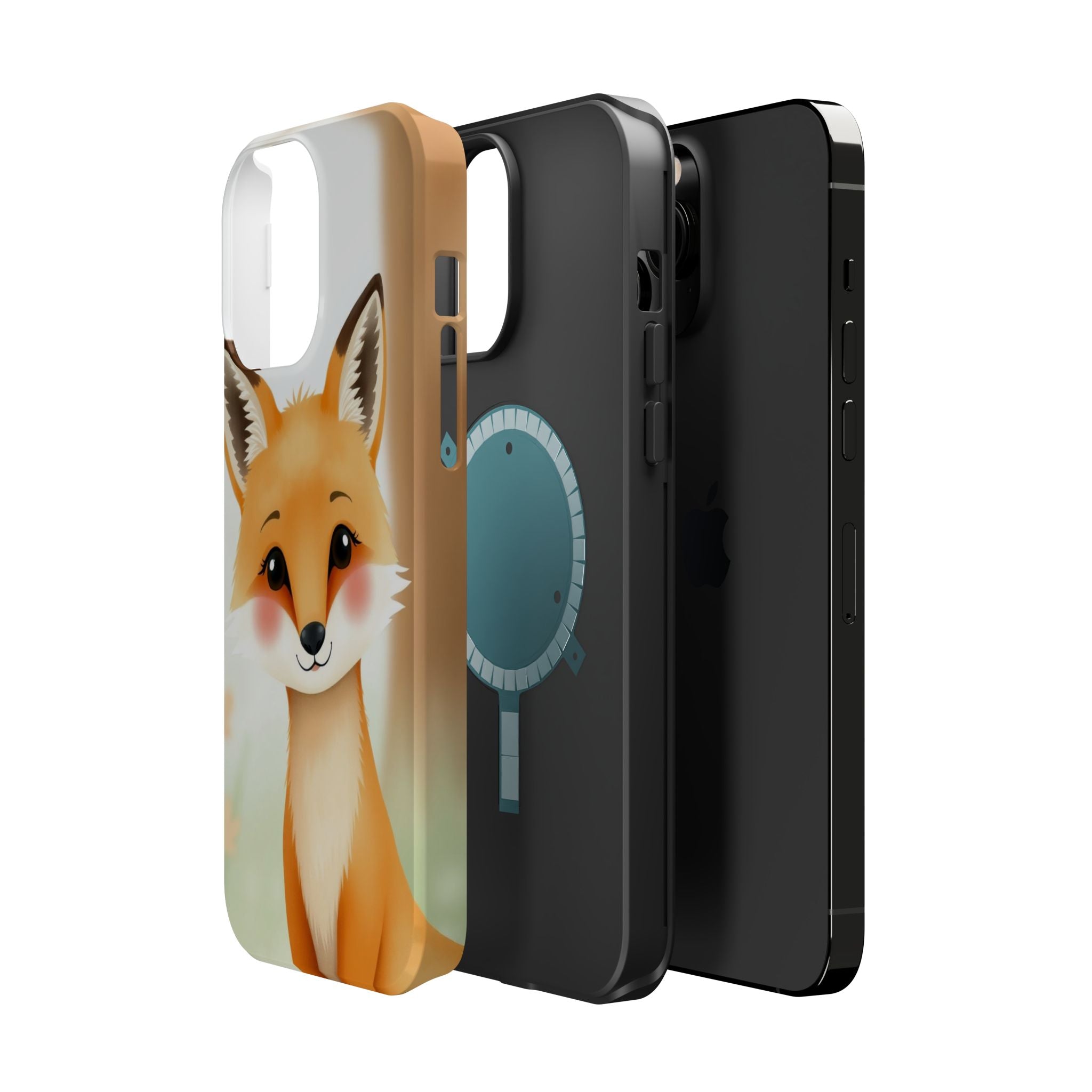 iPhone Watercolor Fox Portrait Kids Fun iPhone Phone Case Gift Slim · iPhone Cas