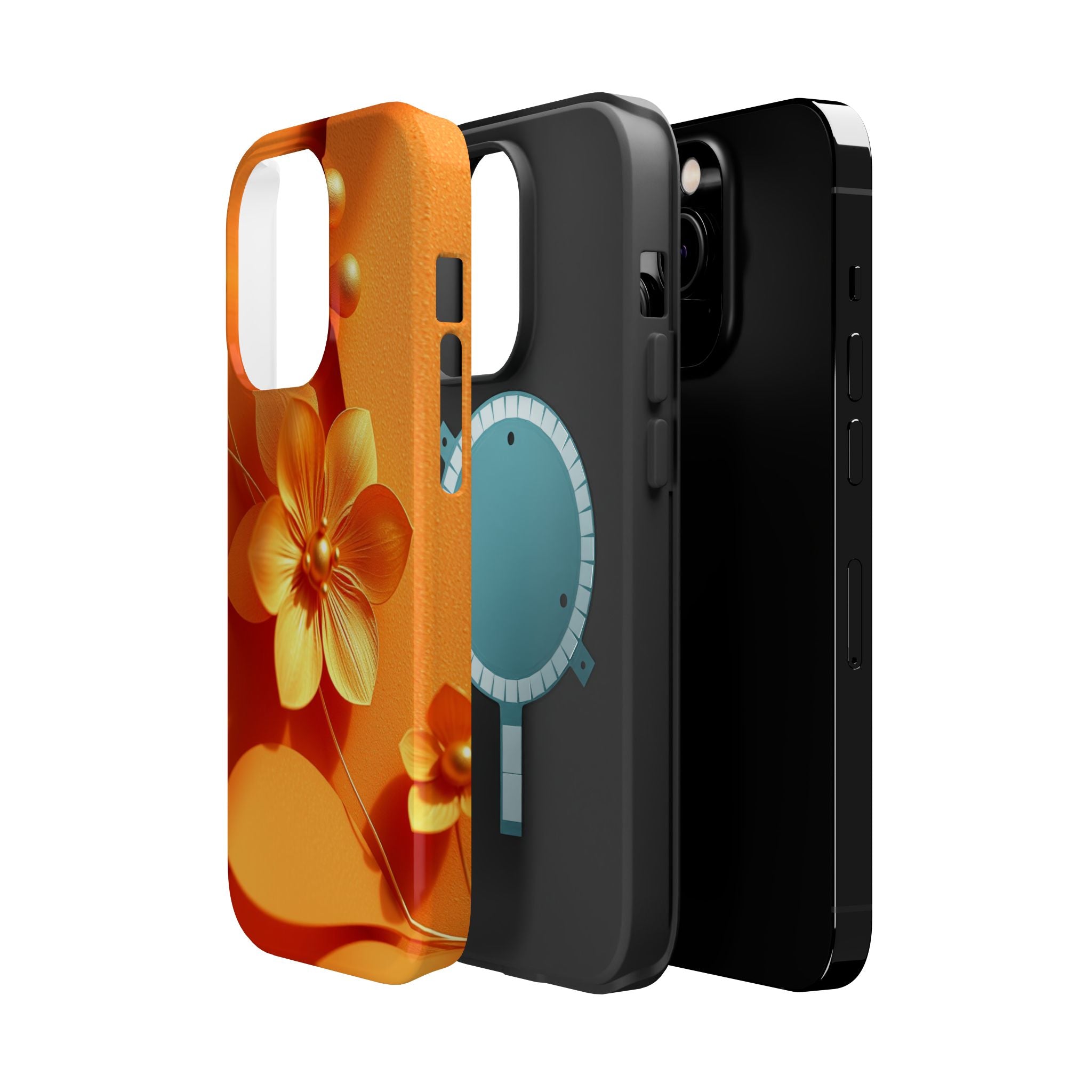 iPhone Floral Geometric Gold Foil Luxury Slim Everyday iPhone Designer · iPhone