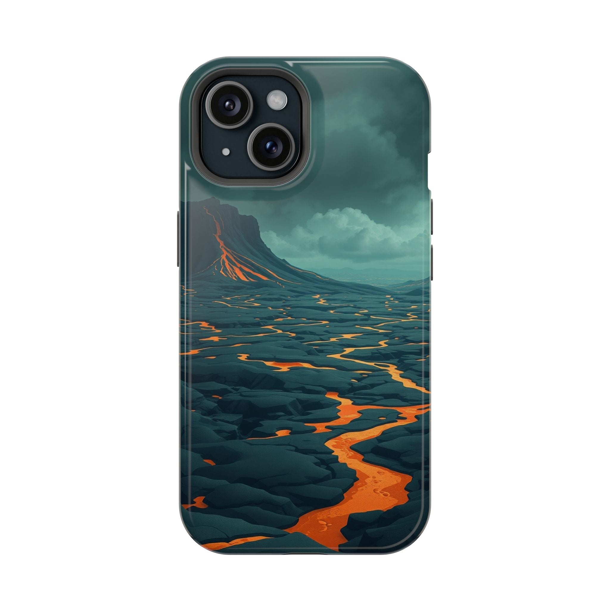 iPhone Radiant Lava Field Design 18 Slim Everyday Designer Case · iPhone Case