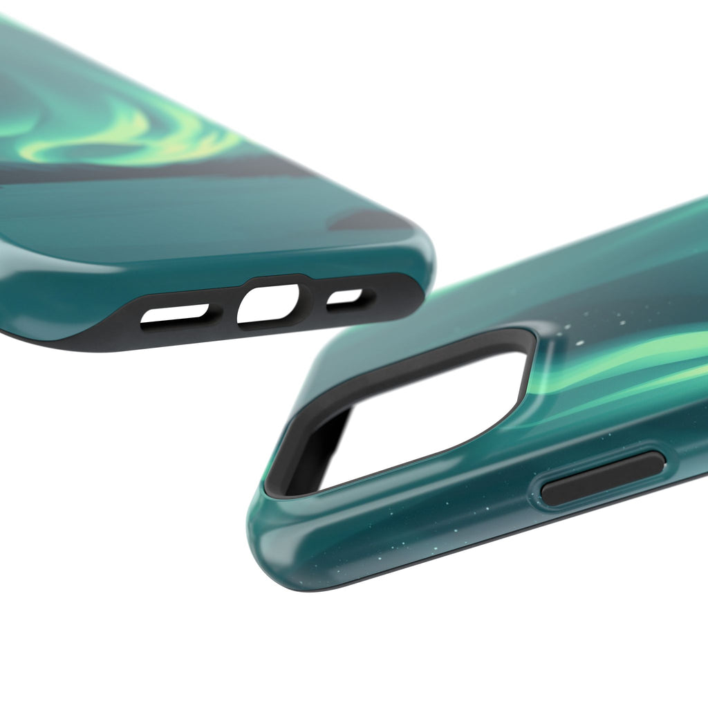 iPhone Northern Lights Abstract Geometric Slim iPhone Everyday Designer · iPhone