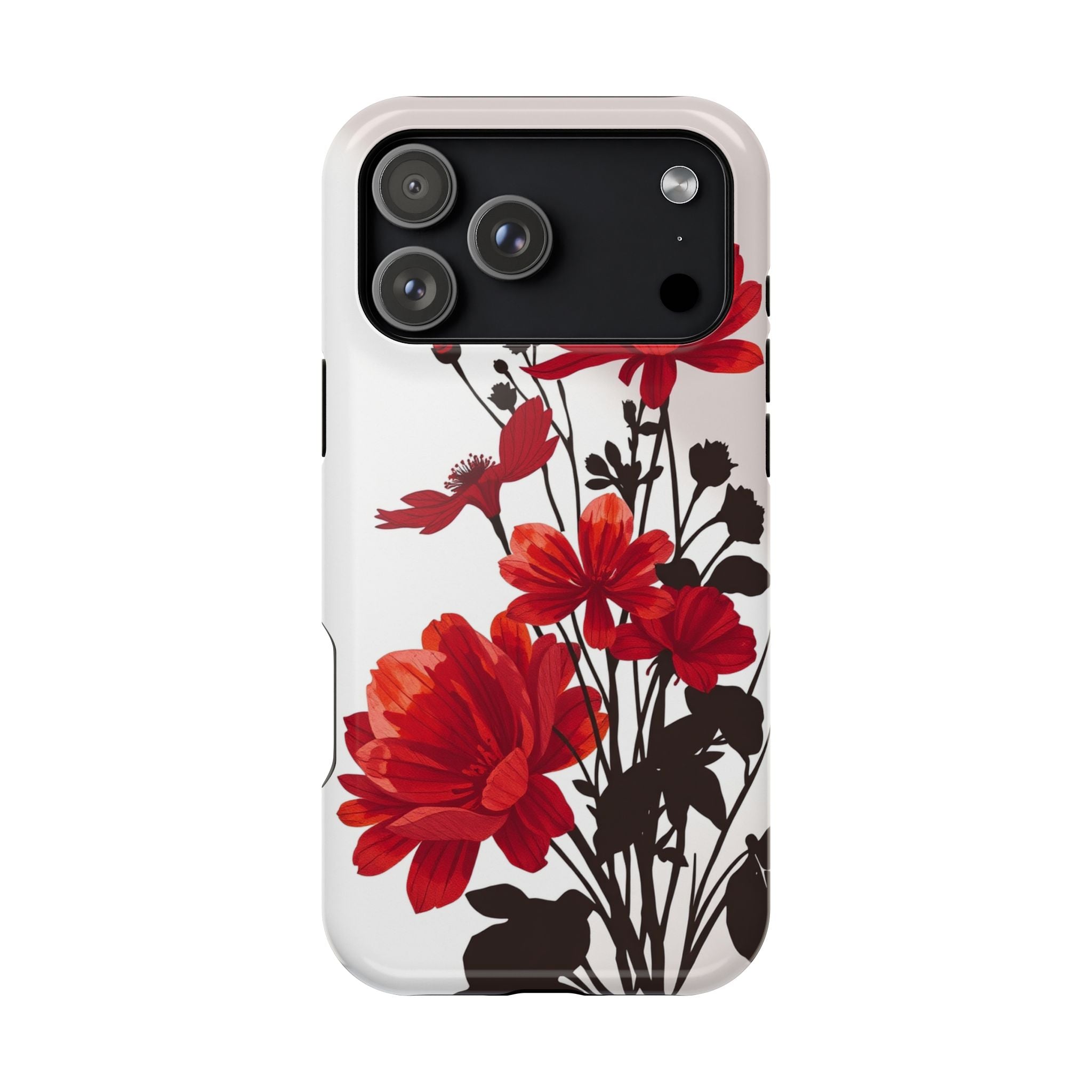 iPhone Floral Silhouette Cinematic Art Slim Snap Case · iPhone Case