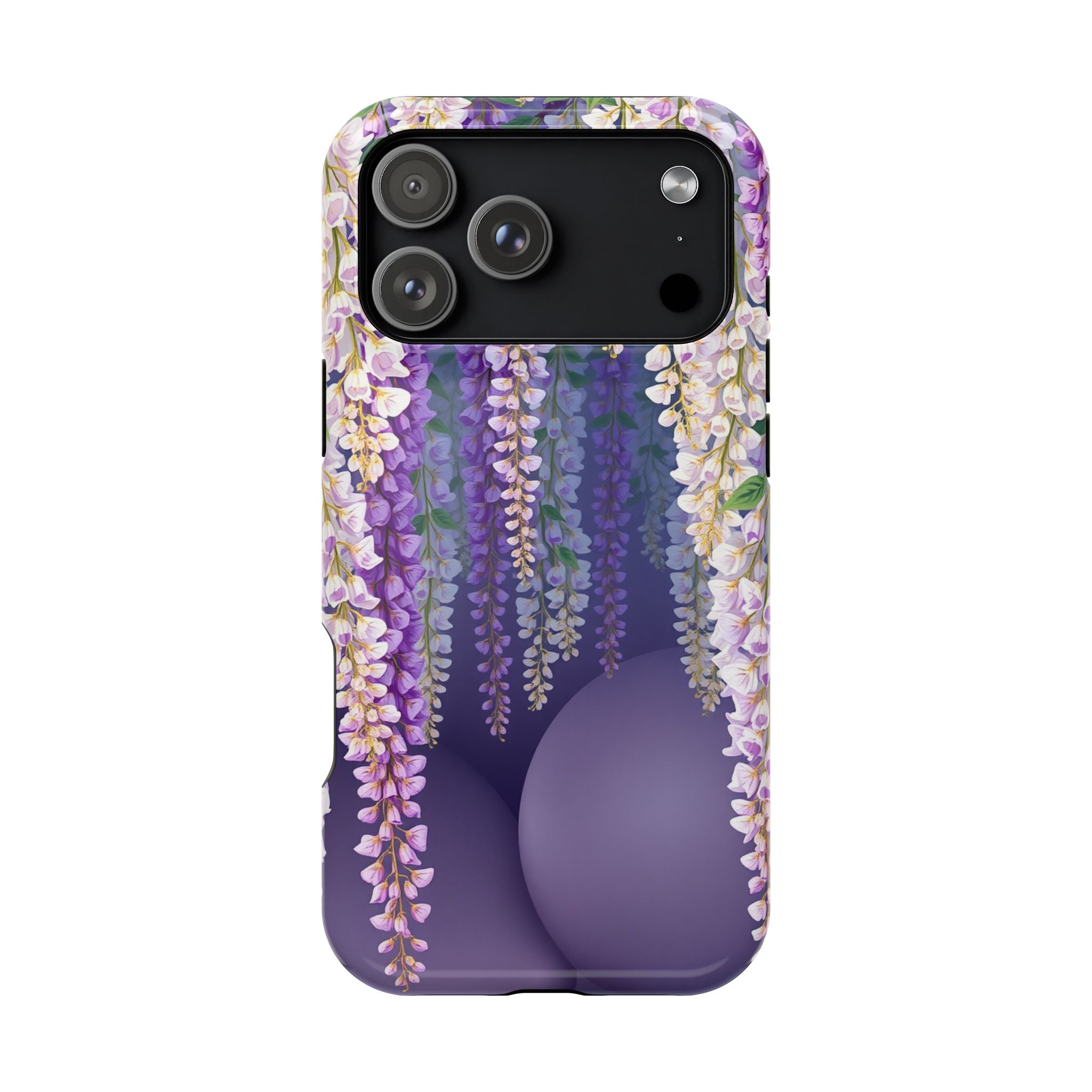 iPhone Mint And Blush Wisteria Cascade Slim Everyday Designer Case · iPhone Case