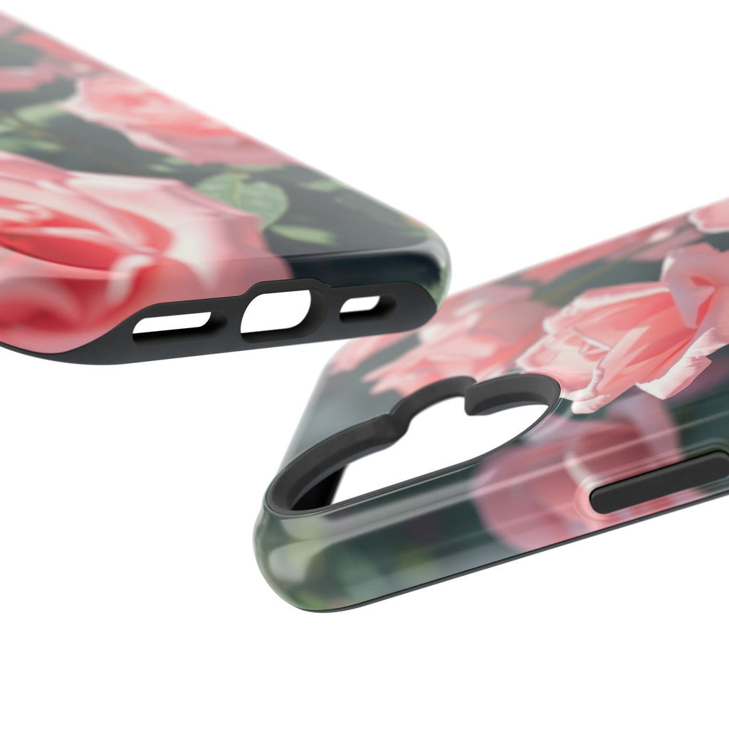 iPhone Mint And Blush Rose Garden Bold Modern Everyday Snap Case · iPhone Case
