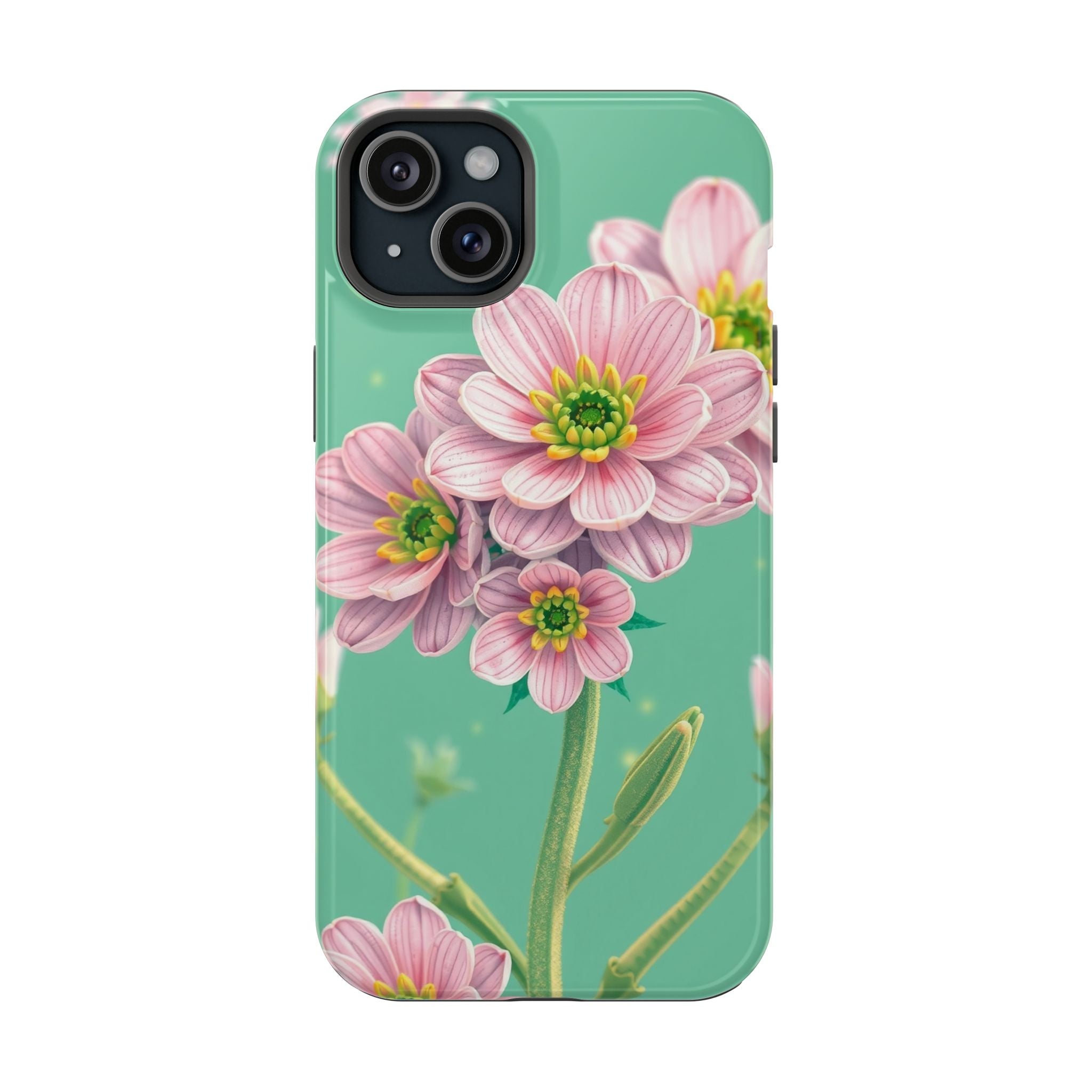 iPhone Vibrant Ranunculus Stack Design Slim Everyday Designer Case · iPhone Case