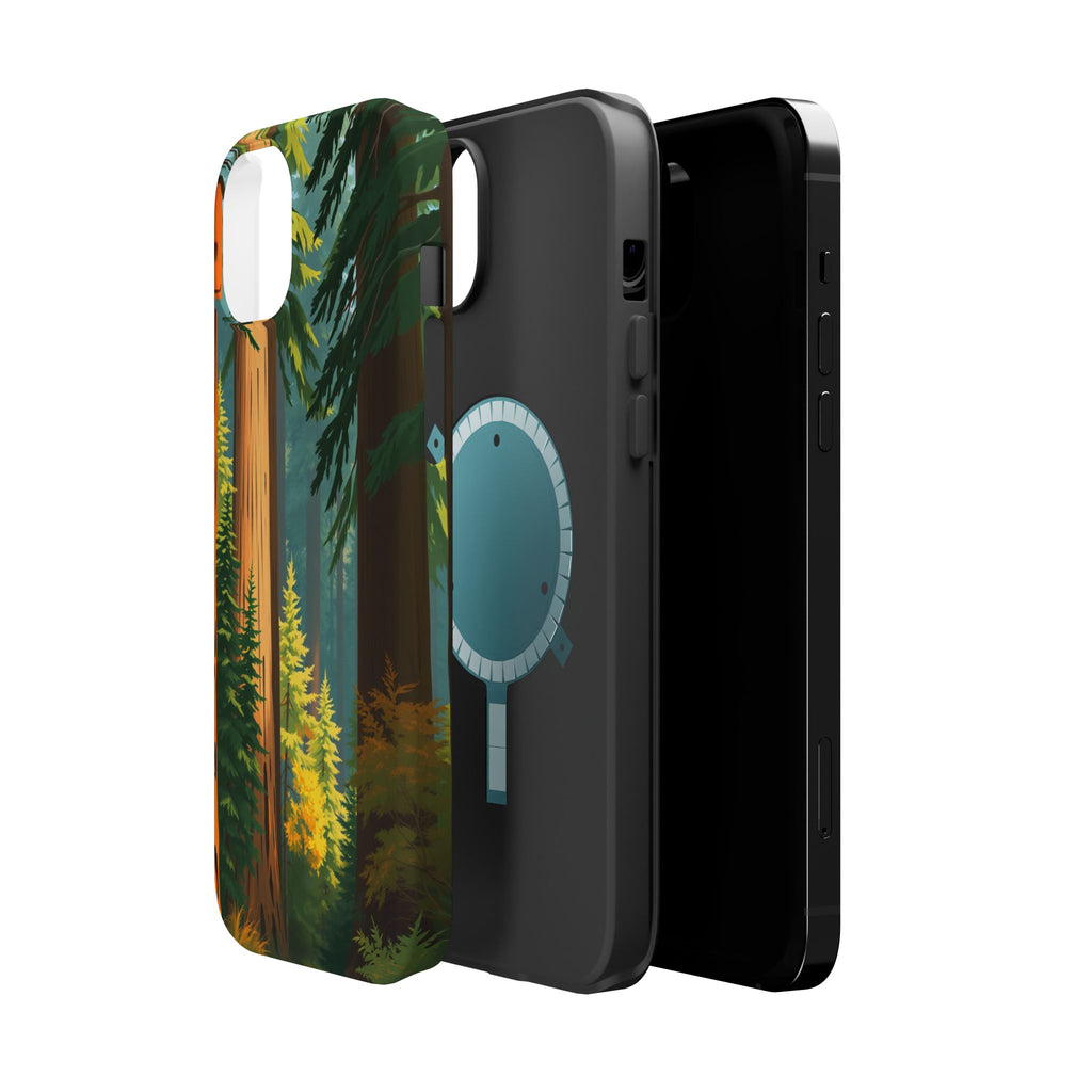 iPhone Redwood Forest Oil Painting Impressionist Clean iPhone Minimal · iPhone C