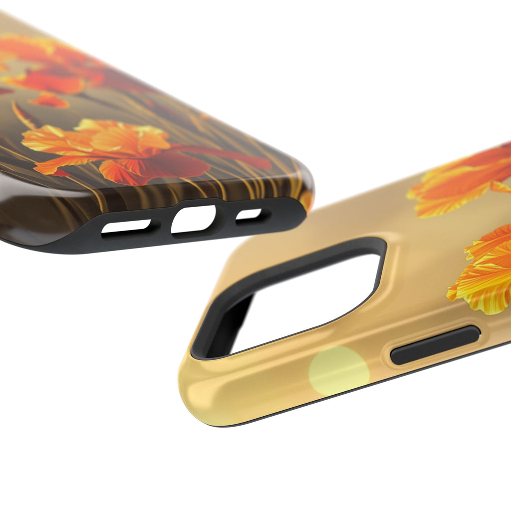 iPhone Iris Garden Gold Foil Luxury Slim Everyday Designer Case · iPhone Case