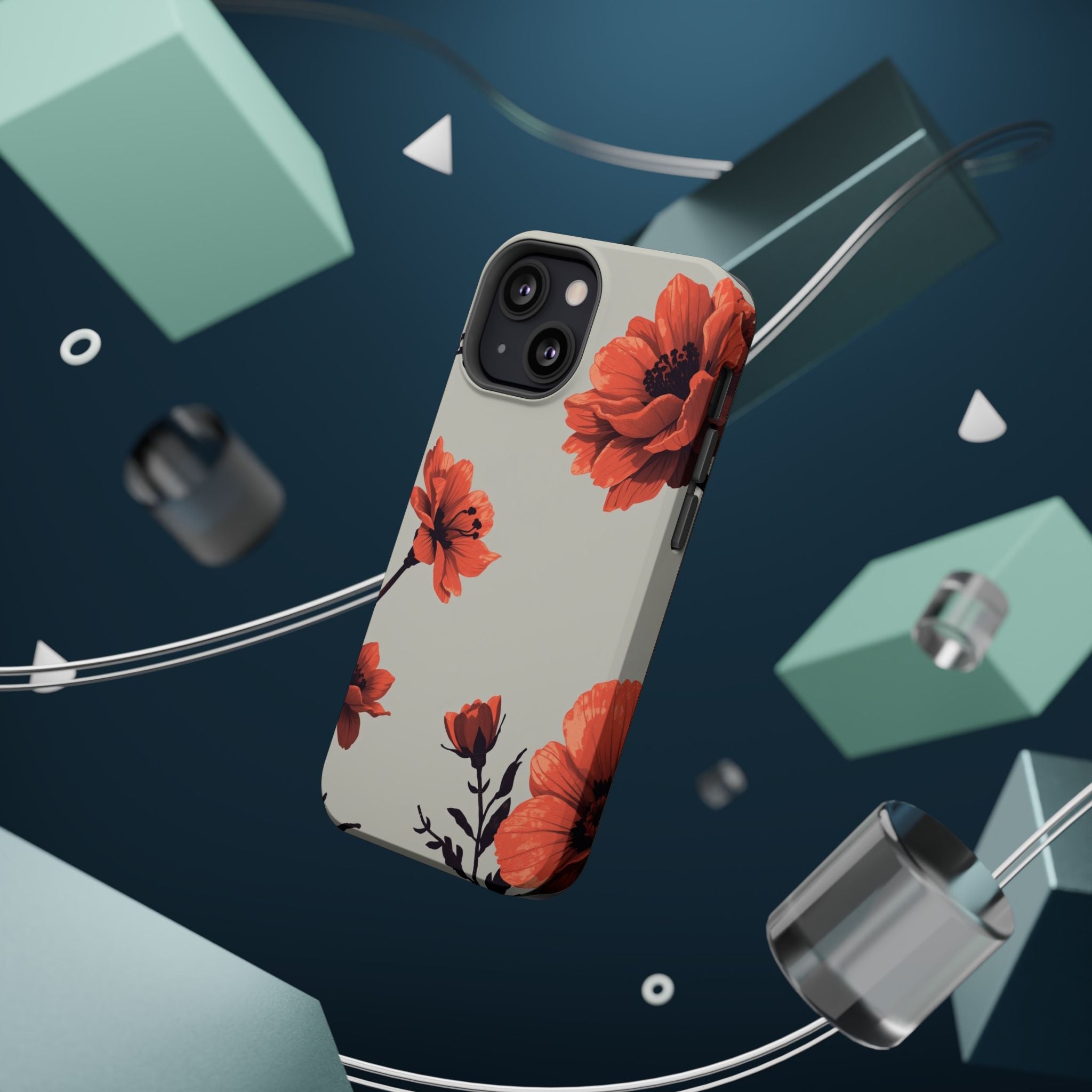 iPhone Dreamy Floral Ink Wash Design Slim Everyday iPhone 13 Designer · iPhone C