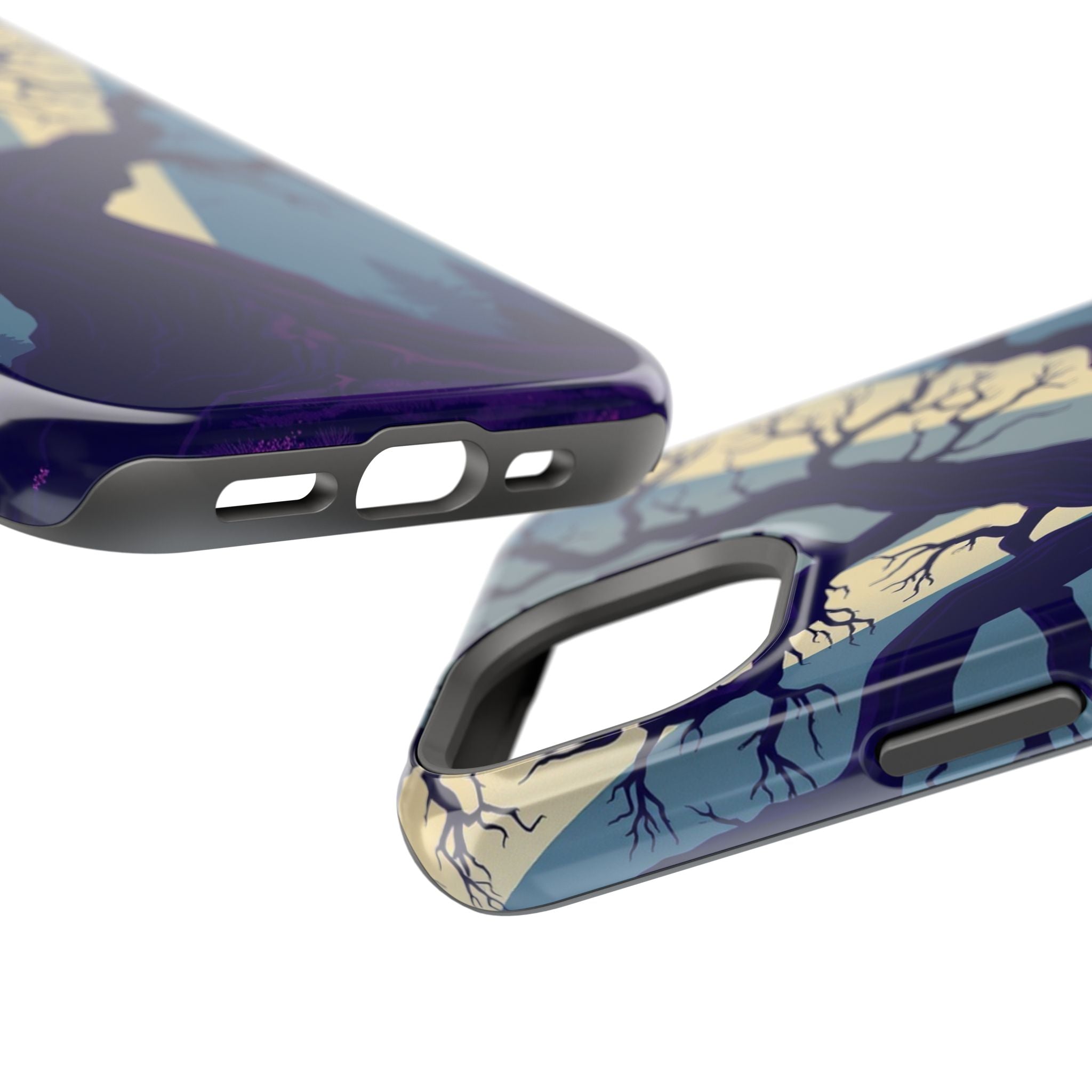 iPhone Twisted Tree Vintage Retro Poster Slim Everyday Designer Case · iPhone Ca