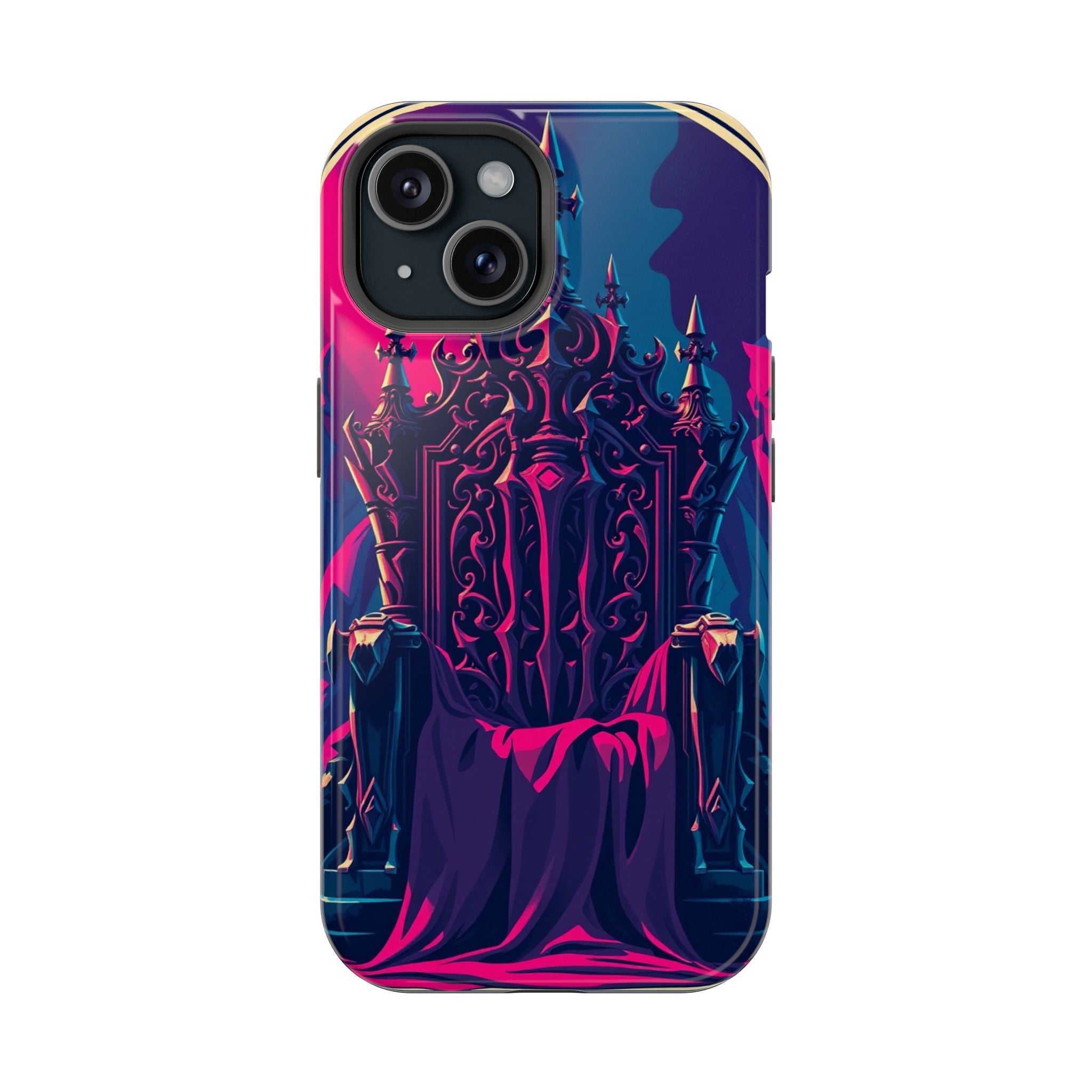 iPhone Lich King Throne Vintage Retro Poster Slim Everyday Designer Case · iPhon