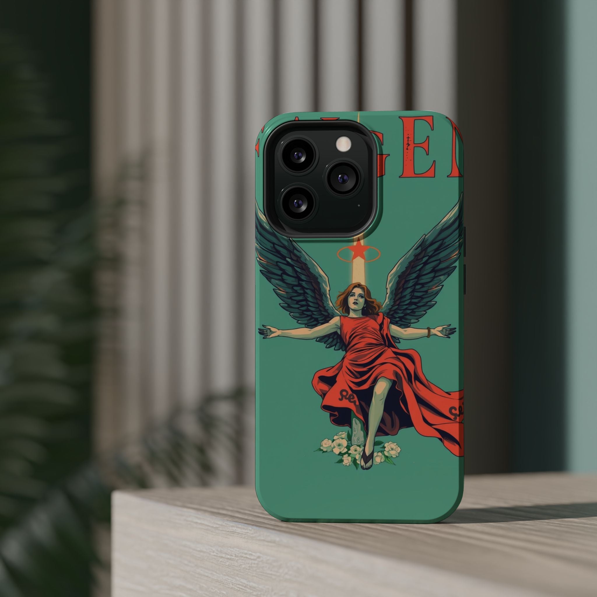 iPhone Radiant Fallen Angel Design Bold Modern Everyday Snap Case · iPhone Case