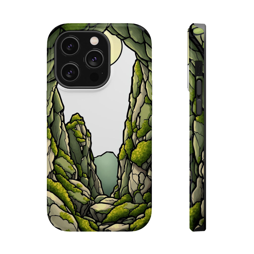 iPhone Sage And Ivory Moss Covered Rocks Slim Everyday iPhone Designer · iPhone