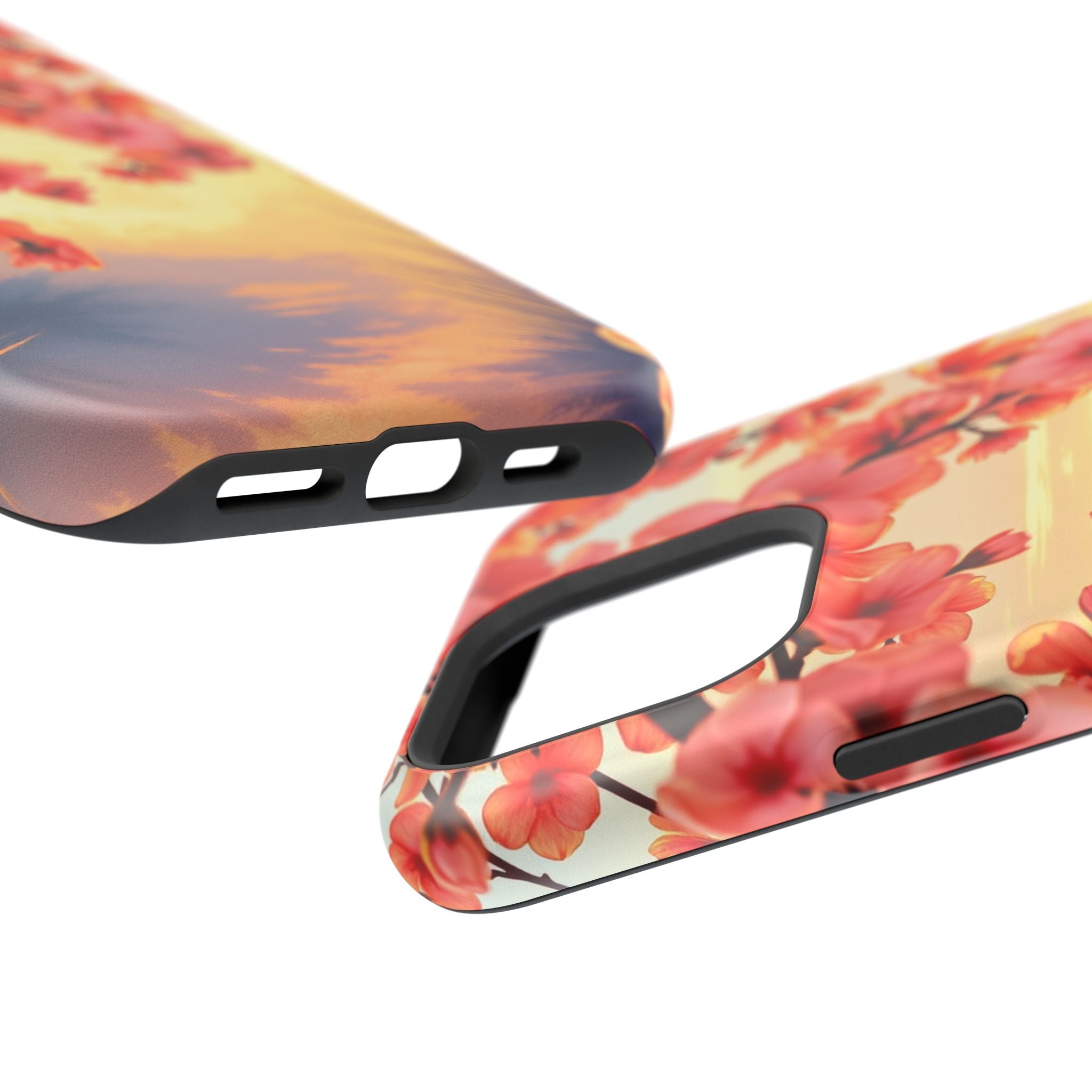 iPhone Sunset Amber And Peach Blossom Trail Slim Snap Cas Carry Case · iPhone Ca