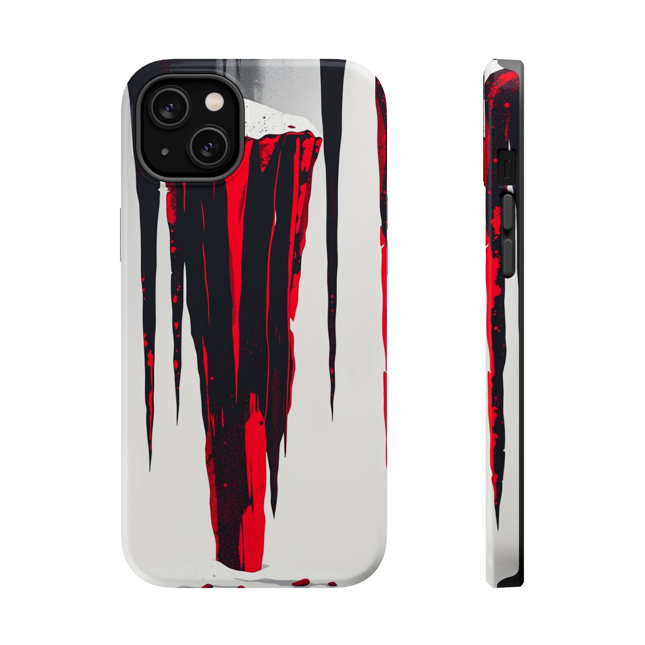 iPhone Black And Crimson Icicle Formation Slim iPhone 15 Everyday · iPhone Case