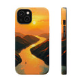 iPhone River Delta Aerial Oil Painting Impressionist iPhone Slim · iPhone Case