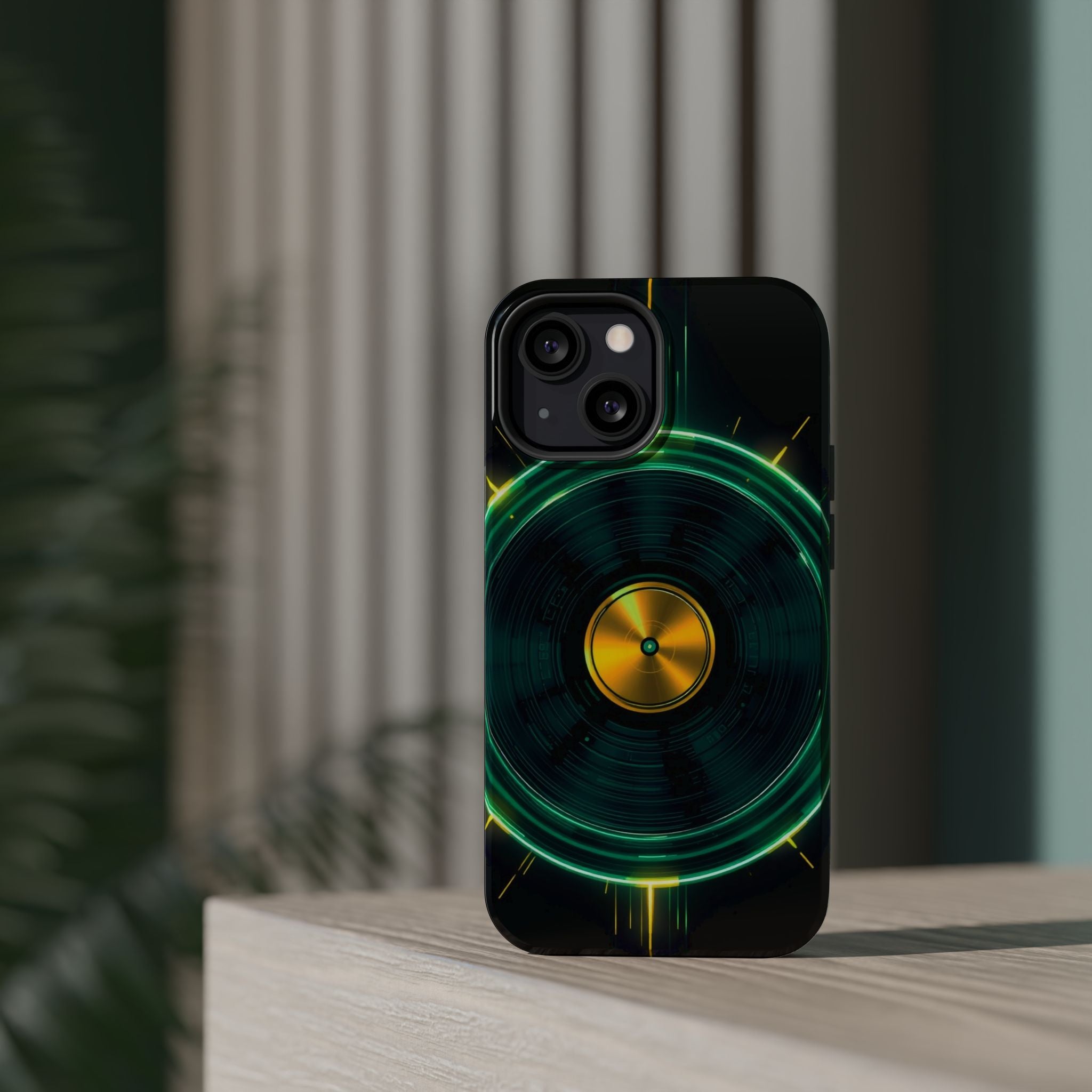 iPhone Dreamy Record Vinyl Spin Design Slim Everyday Designer Case · iPhone Case