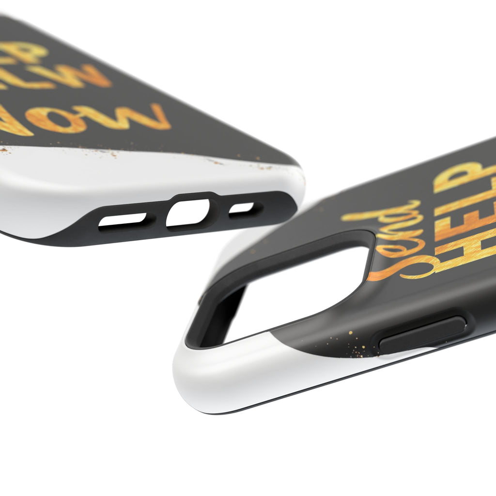 iPhone Send Help Now Enchanted Art Bold Modern Everyday Snap Case · iPhone Case