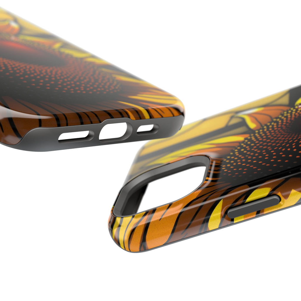 iPhone Sunflower Pop Stained Glass Bold Modern Everyday Snap Case · iPhone Case