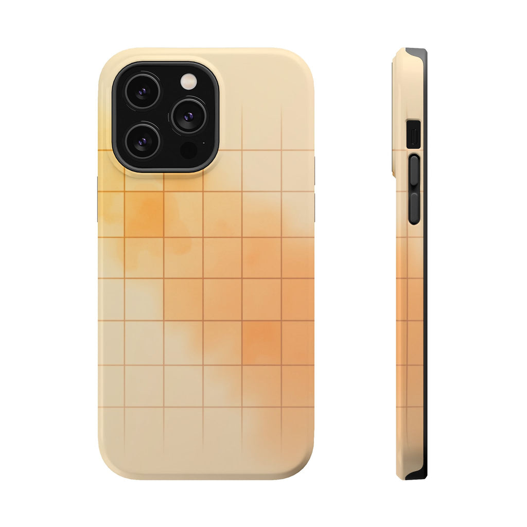 iPhone Op Art Grid Vibrant Watercolor Slim Everyday Designer Case · iPhone Case
