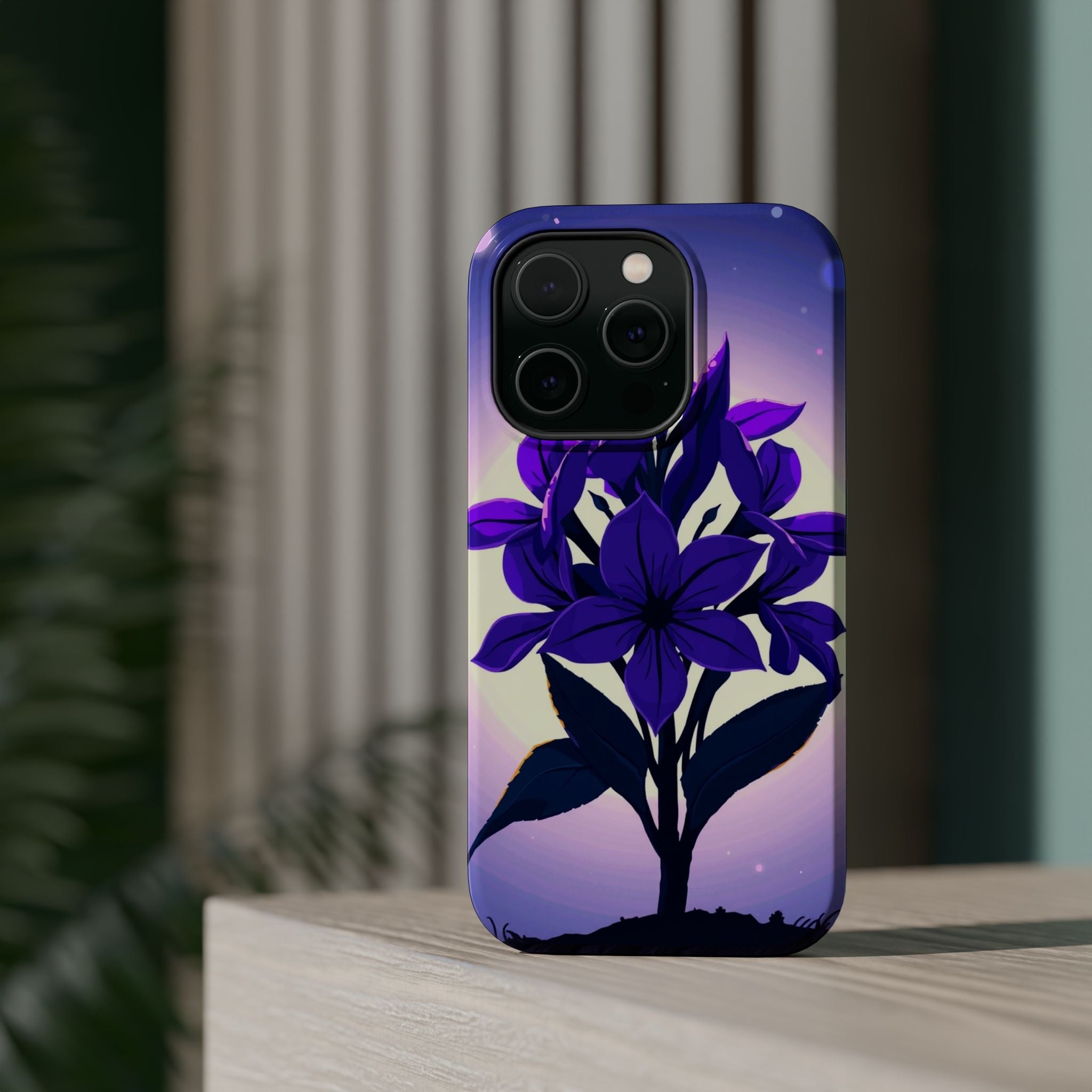 iPhone Floral Crown Mystic Art 13 Bold Modern Everyday Snap Case · iPhone Case