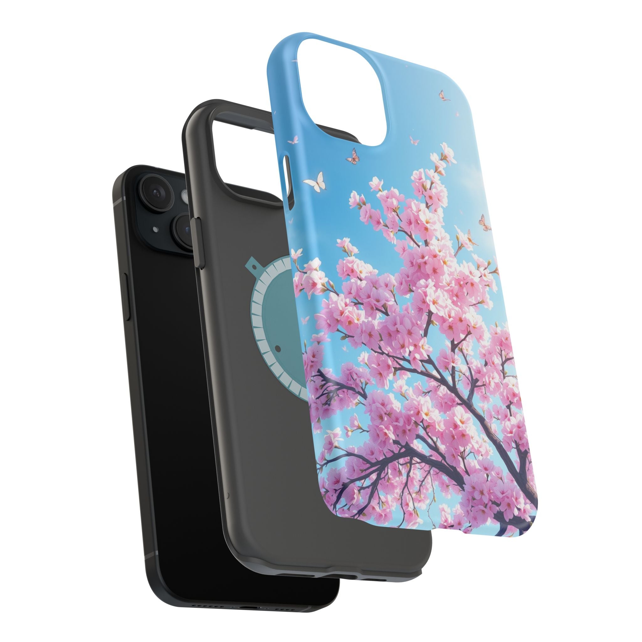 iPhone Cherry Blossom Floral Slim Everyday Designer Case · iPhone Case