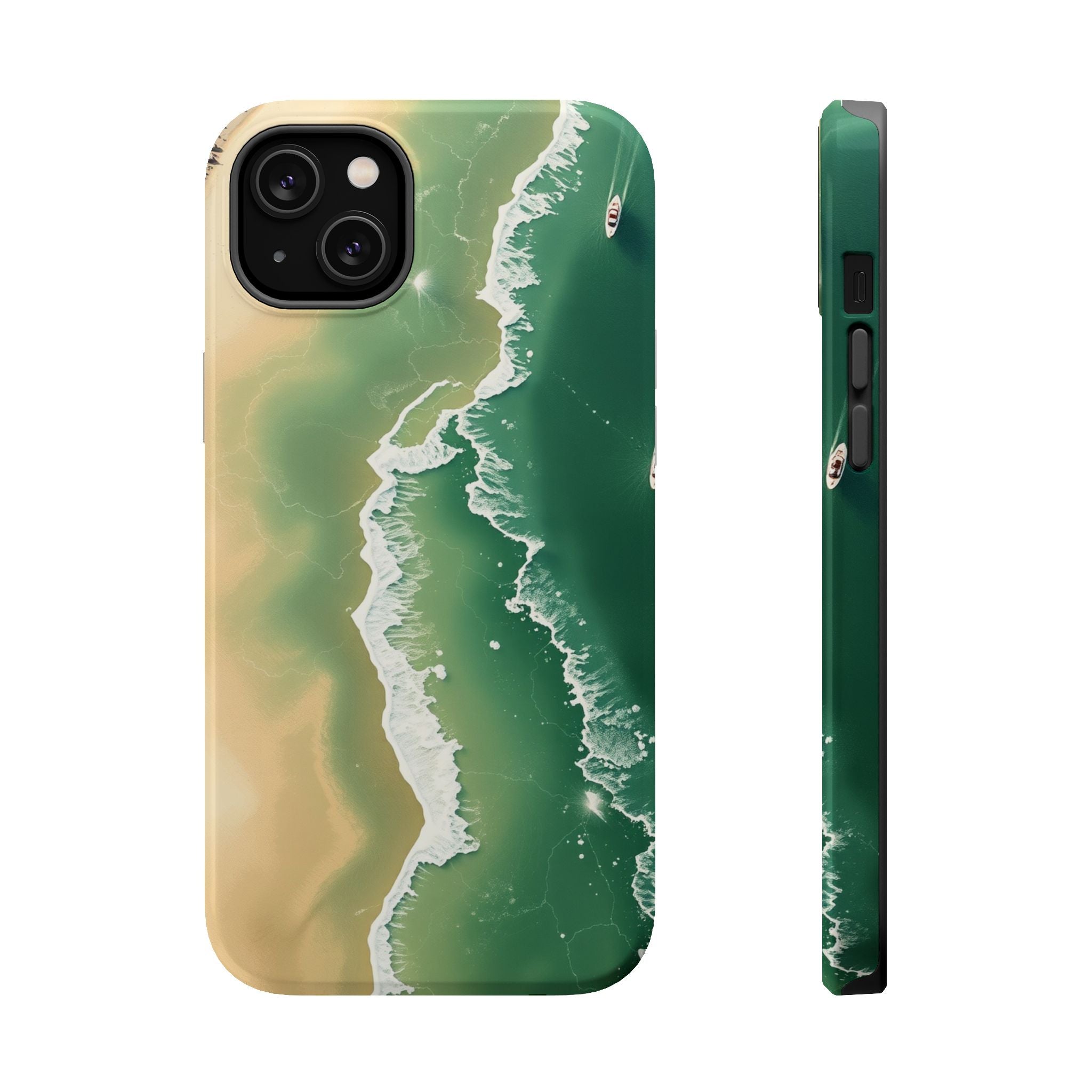 iPhone Shoreline Aerial Bold Art Bold Modern Everyday Snap Case · iPhone Case
