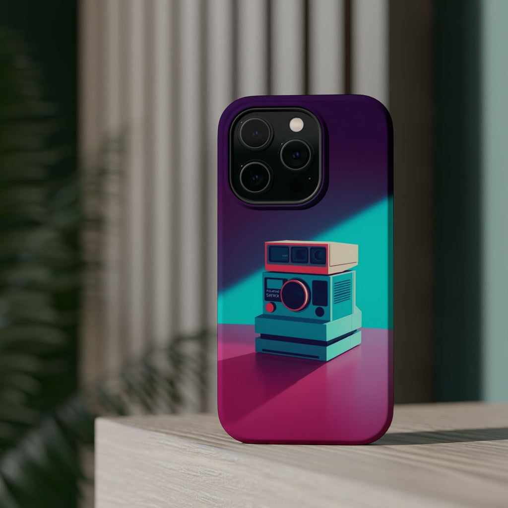 iPhone Polaroid Stack Memory Pop Art Bold Slim Everyday Designer Case · iPhone C