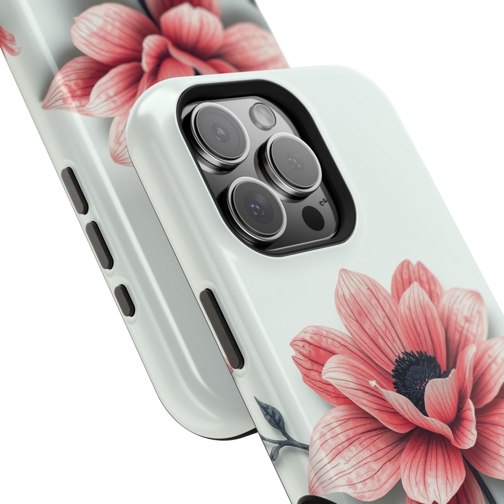 iPhone Dreamy Floral Ink Wash Design Slim Everyday iPhone 12 Designer · iPhone C