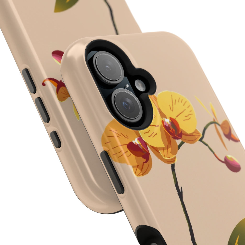 iPhone Orchid Study Pixel Art -Bit Bold Modern Everyday Snap Case · iPhone Case