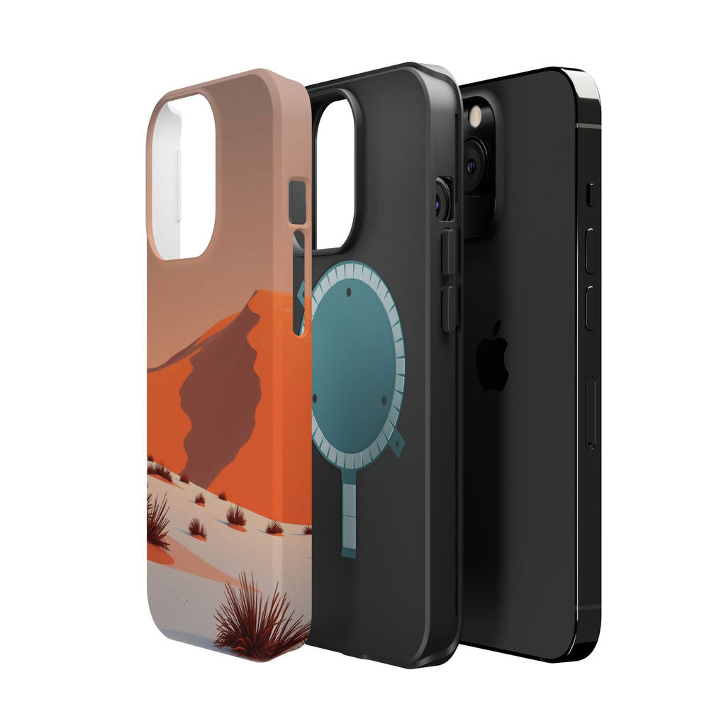 iPhone Burnt Orange And Sand Snow Field Slim Everyday iPhone Designer · iPhone C