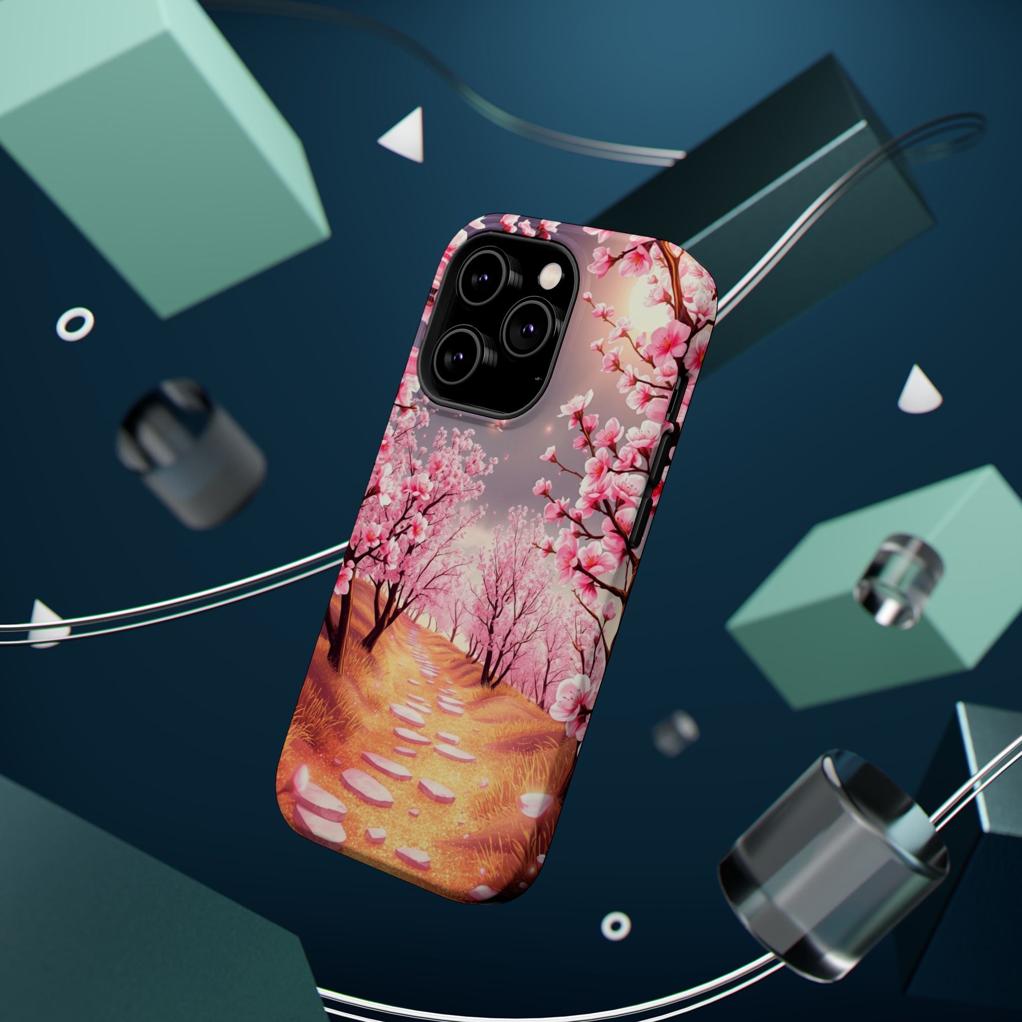 iPhone Dreamy Blossom Trail Design 14 Slim Everyday Designer Case · iPhone Case