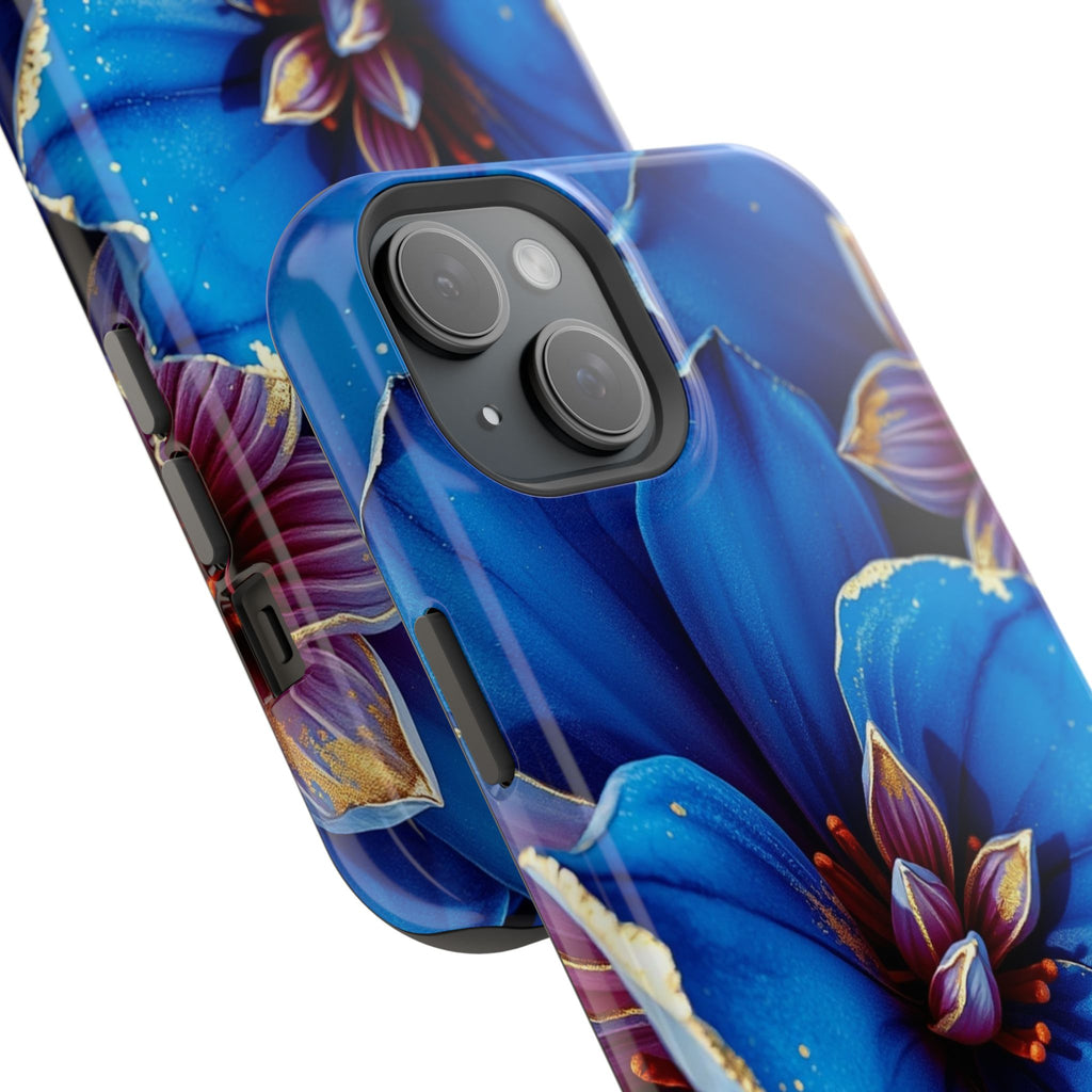 iPhone Floral Gold Foil Serene Design Slim Snap Case Ga · iPhone Case