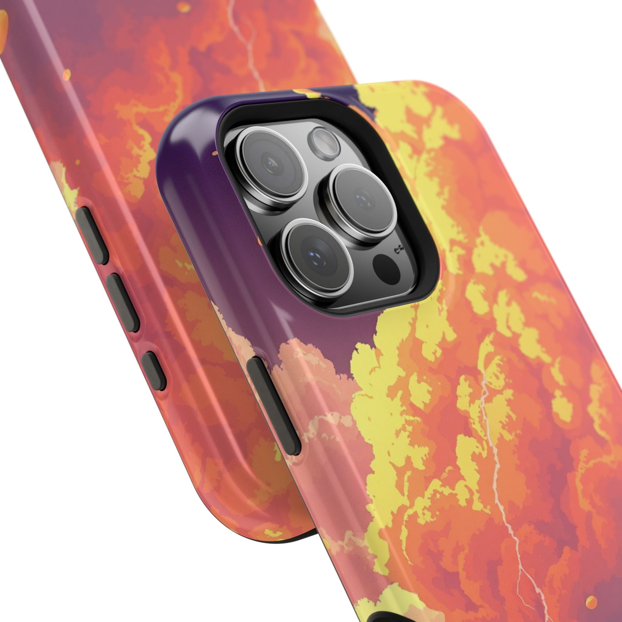 iPhone Sunset Amber And Peach Petal Storm Slim iPhone Everyday Designer · iPhone