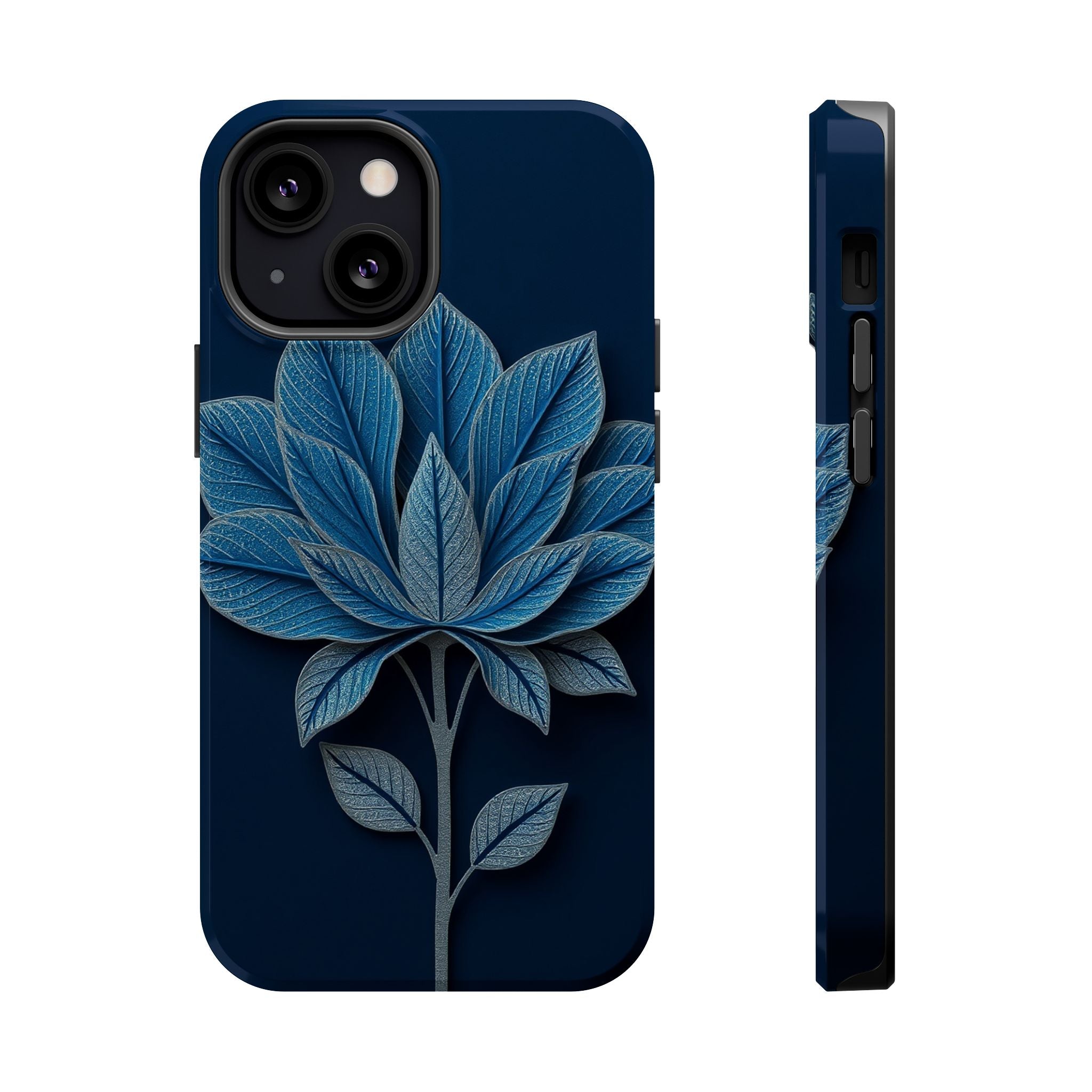 iPhone Night Bloomer Paper Cut Art Bold Modern Everyday Snap Case · iPhone Case