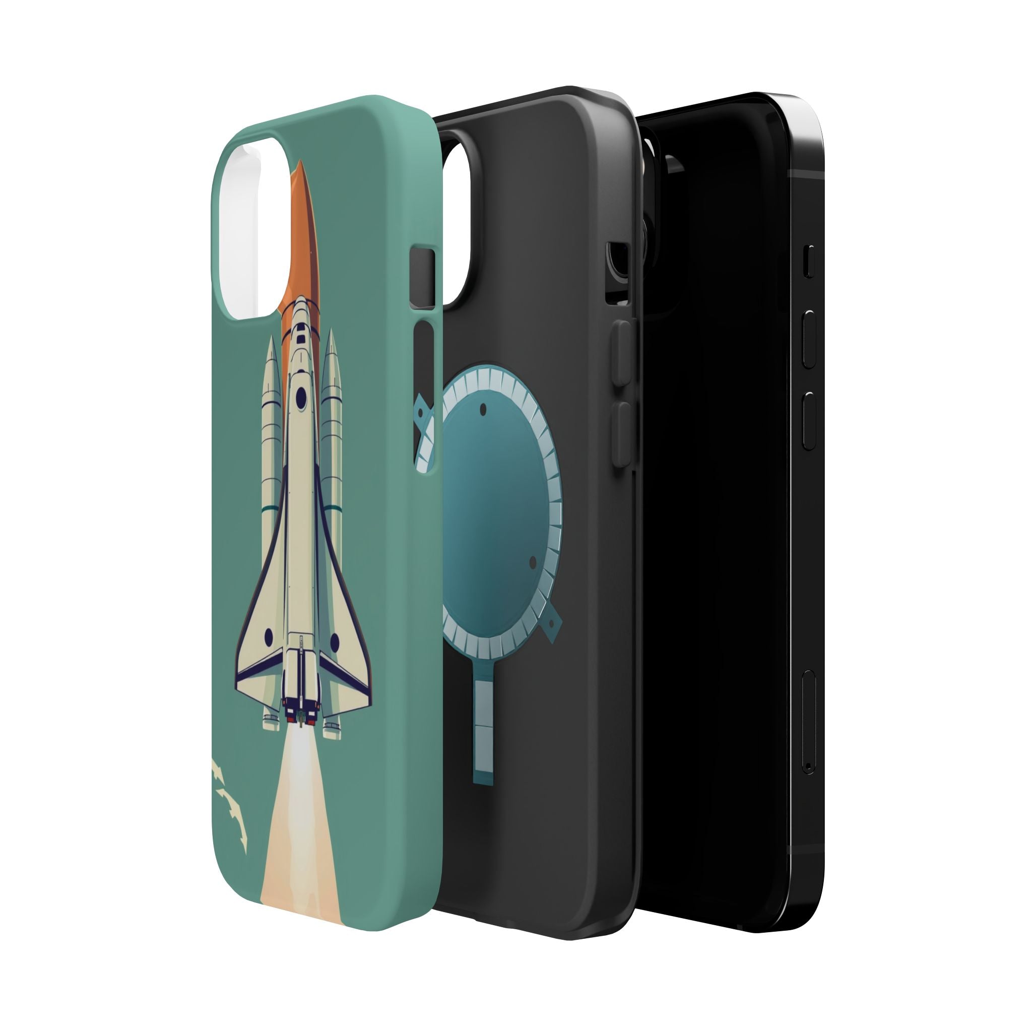 iPhone Retro Space Shuttle Cinematic Art Slim Everyday Designer Case · iPhone Ca