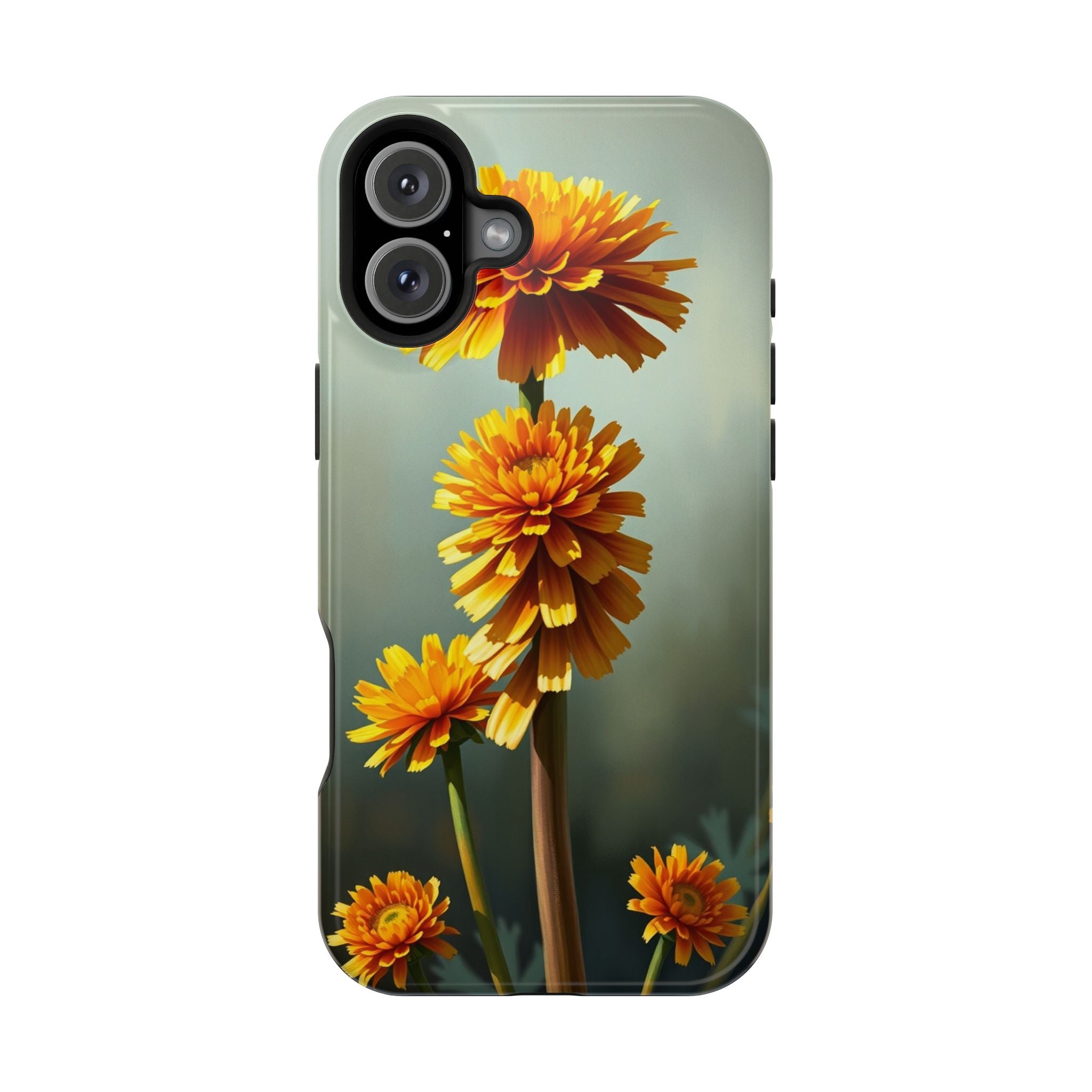 iPhone Ranunculus Stack Electric Art Slim Everyday Designer Case · iPhone Case