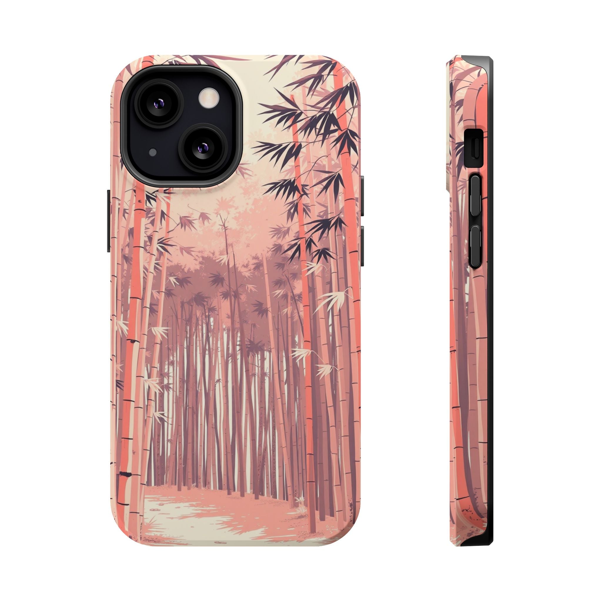 iPhone Rose Pink And Cream Bamboo Grove Slim Everyday iPhone 19 · iPhone Case