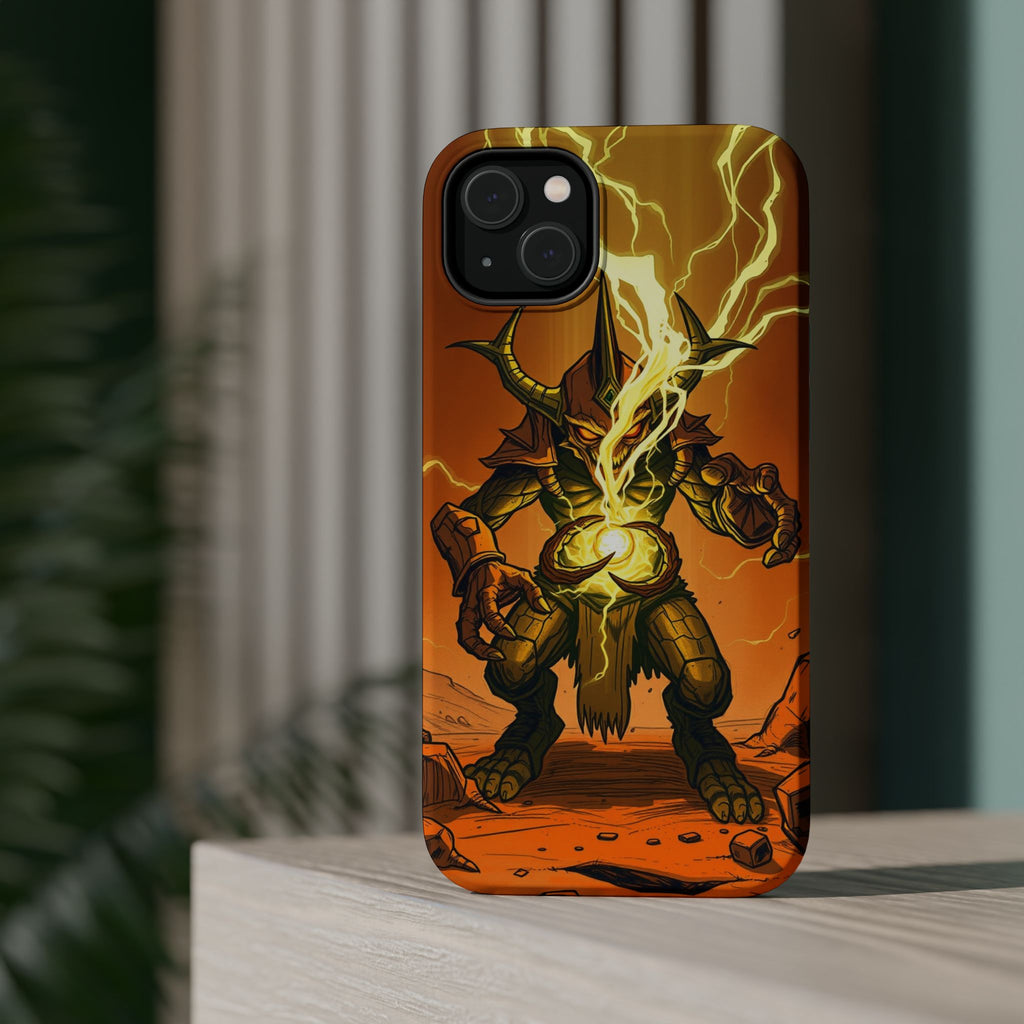 iPhone Burnt Orange And Sand Chaos Goblin Energy Clean Minimal Snap Case · iPhon