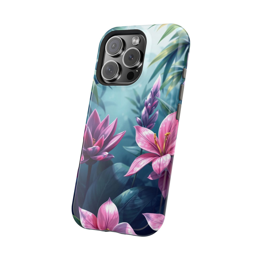 iPhone Indigo And Violet Jungle Floral Slim Everyday Designer Case · iPhone Case