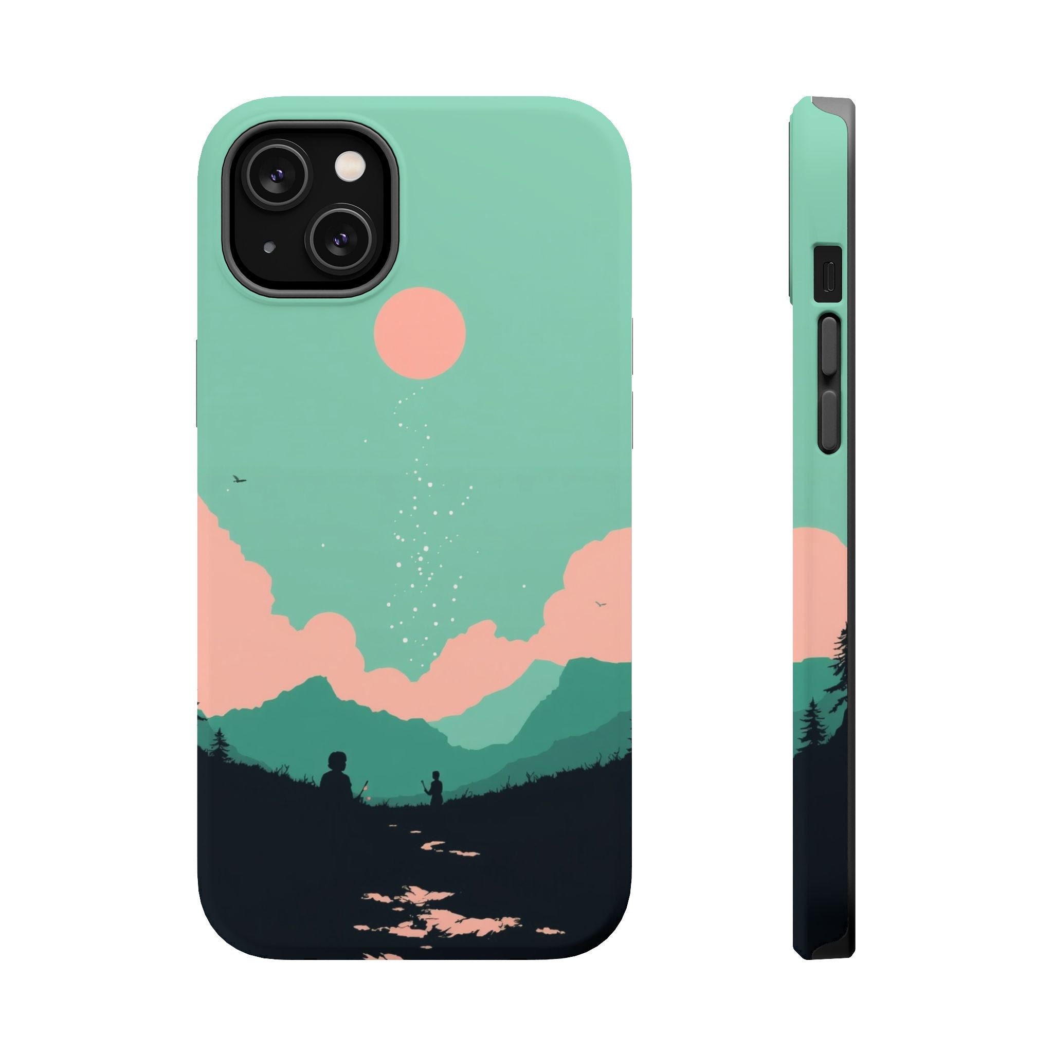 iPhone Magnetic Field Electric Art Bold Modern Everyday Snap Case · iPhone Case