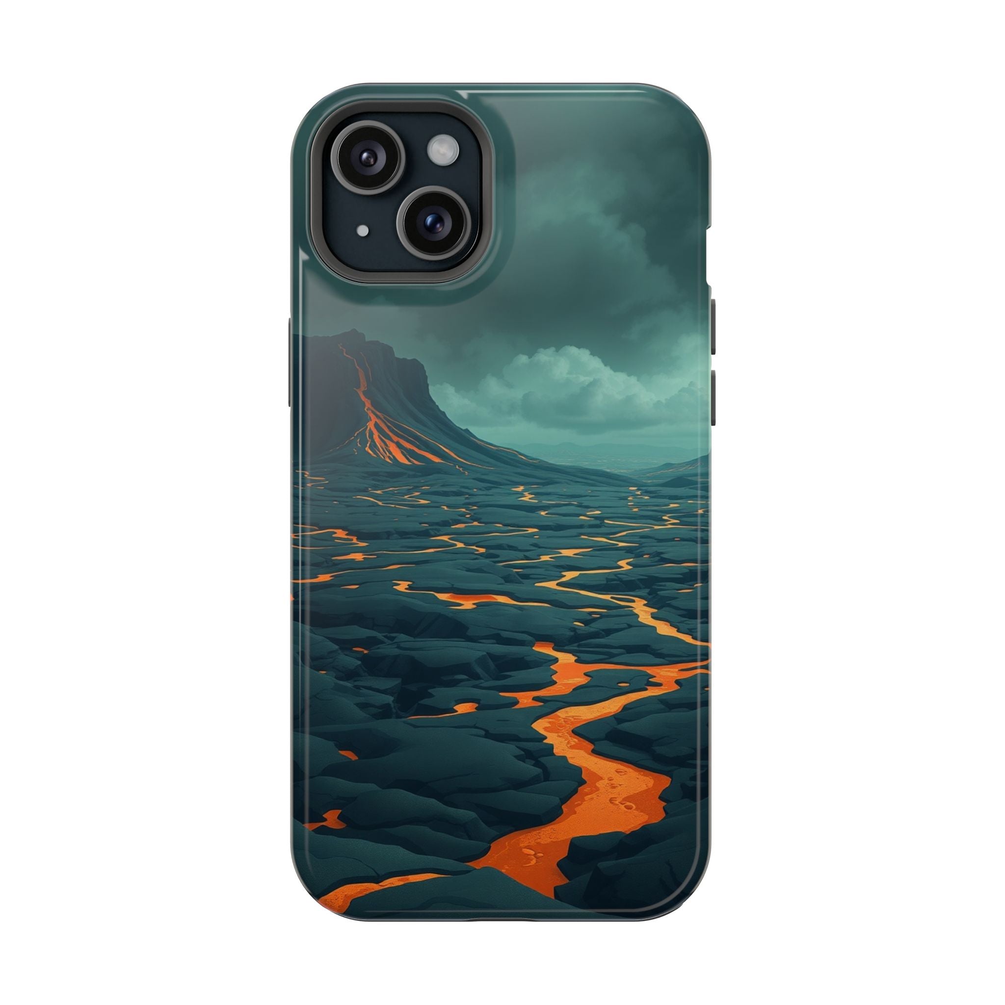 iPhone Radiant Lava Field Design 18 Slim Everyday Designer Case · iPhone Case