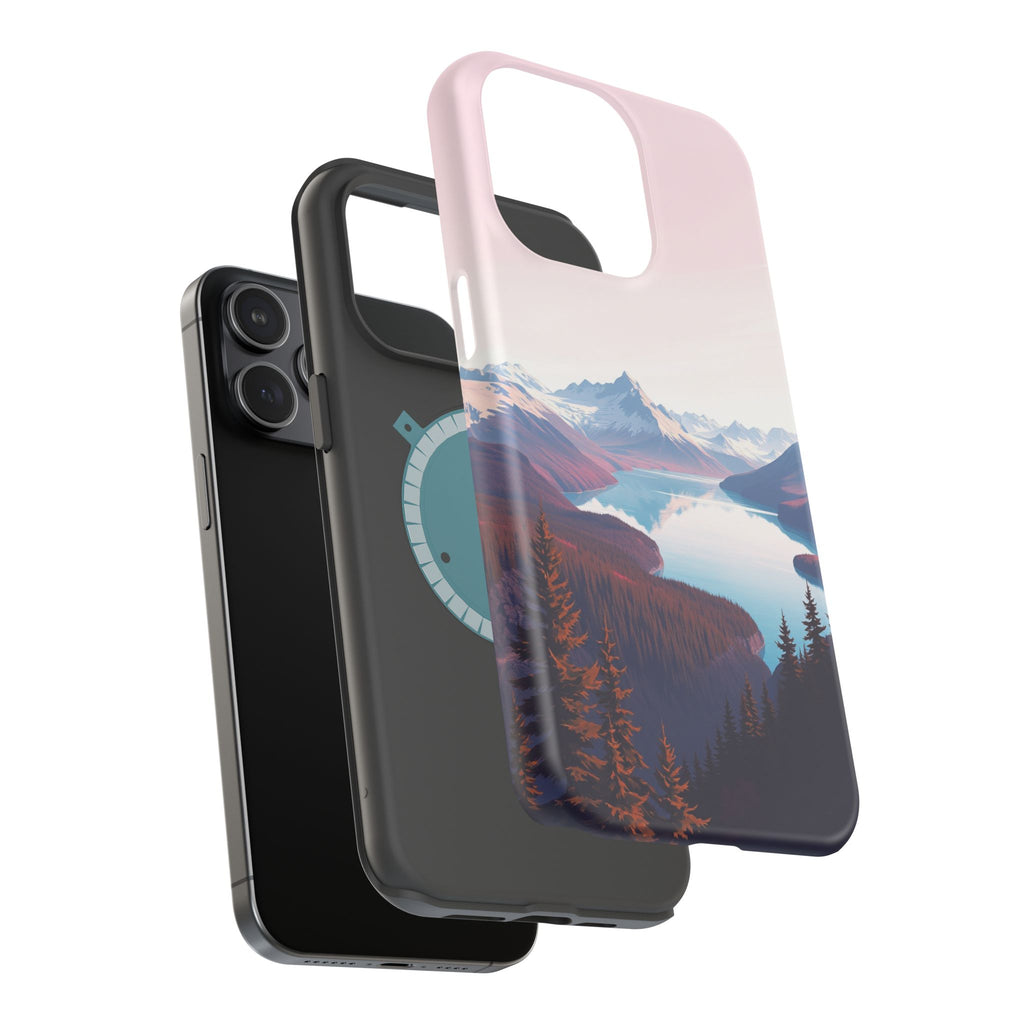 iPhone Rose Pink And Cream Glacier Lake Slim Everyday iPhone Designer · iPhone C