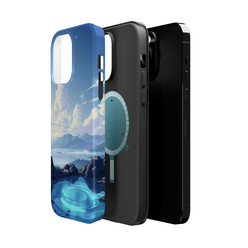 iPhone Earthy Tidal Pool Design 18 Bold Modern Everyday Snap Case · iPhone Case