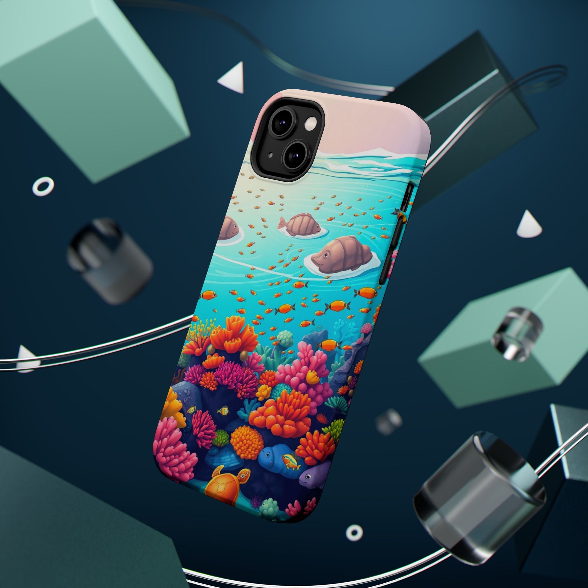 iPhone Coral Reef Panorama Kids Fun Phone Case Gift Slim Snap Case · iPhone Case