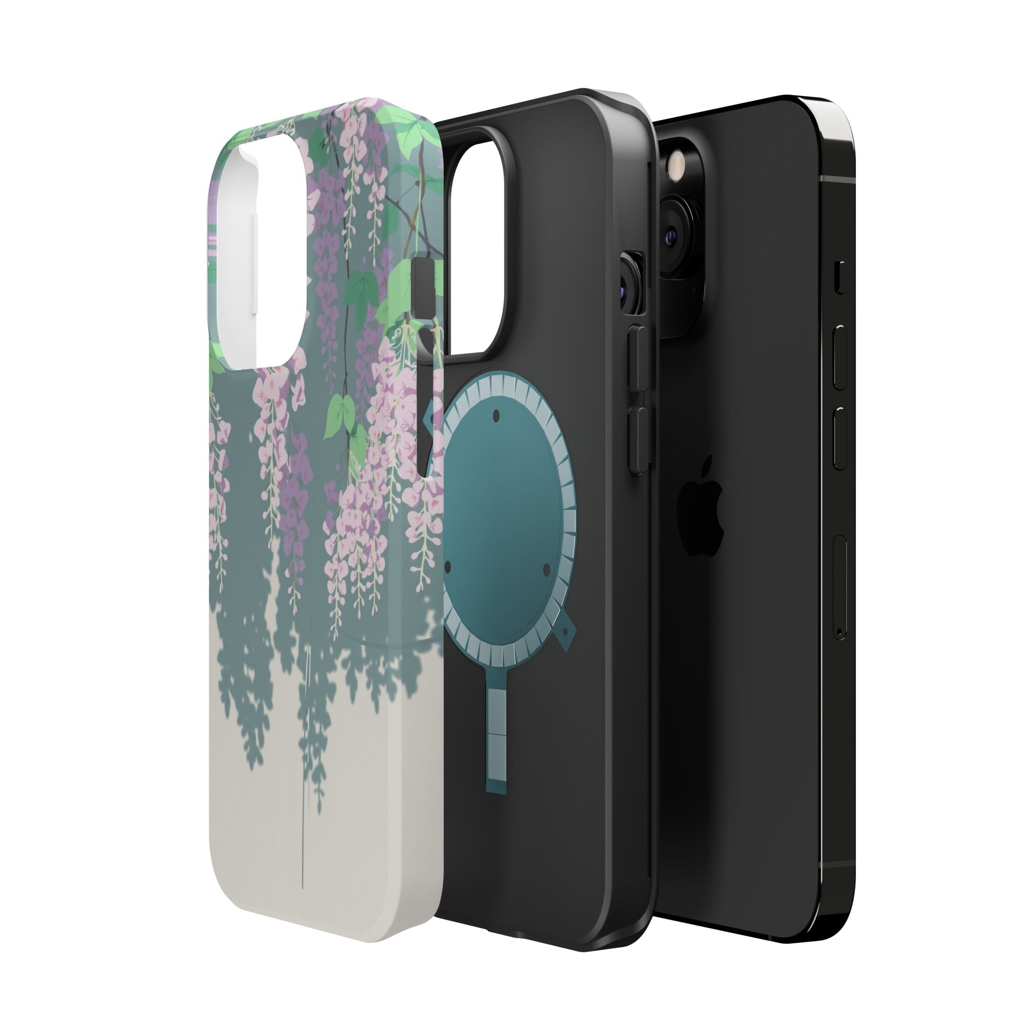 iPhone Dreamy Wisteria Cascade Design Slim Everyday Designer Case · iPhone Case