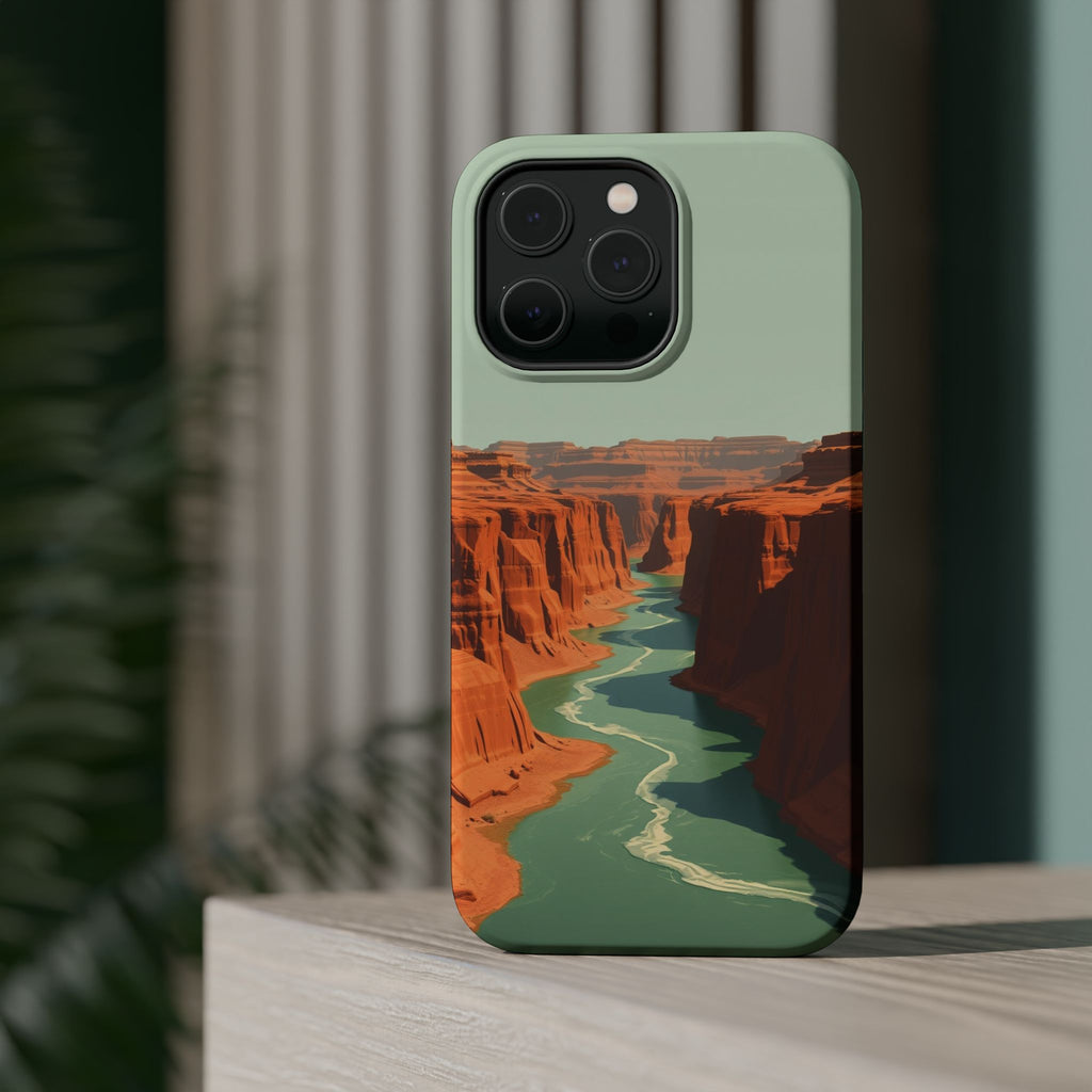 iPhone Burnt Orange And Sand River Canyon Slim iPhone Everyday Designer · iPhone