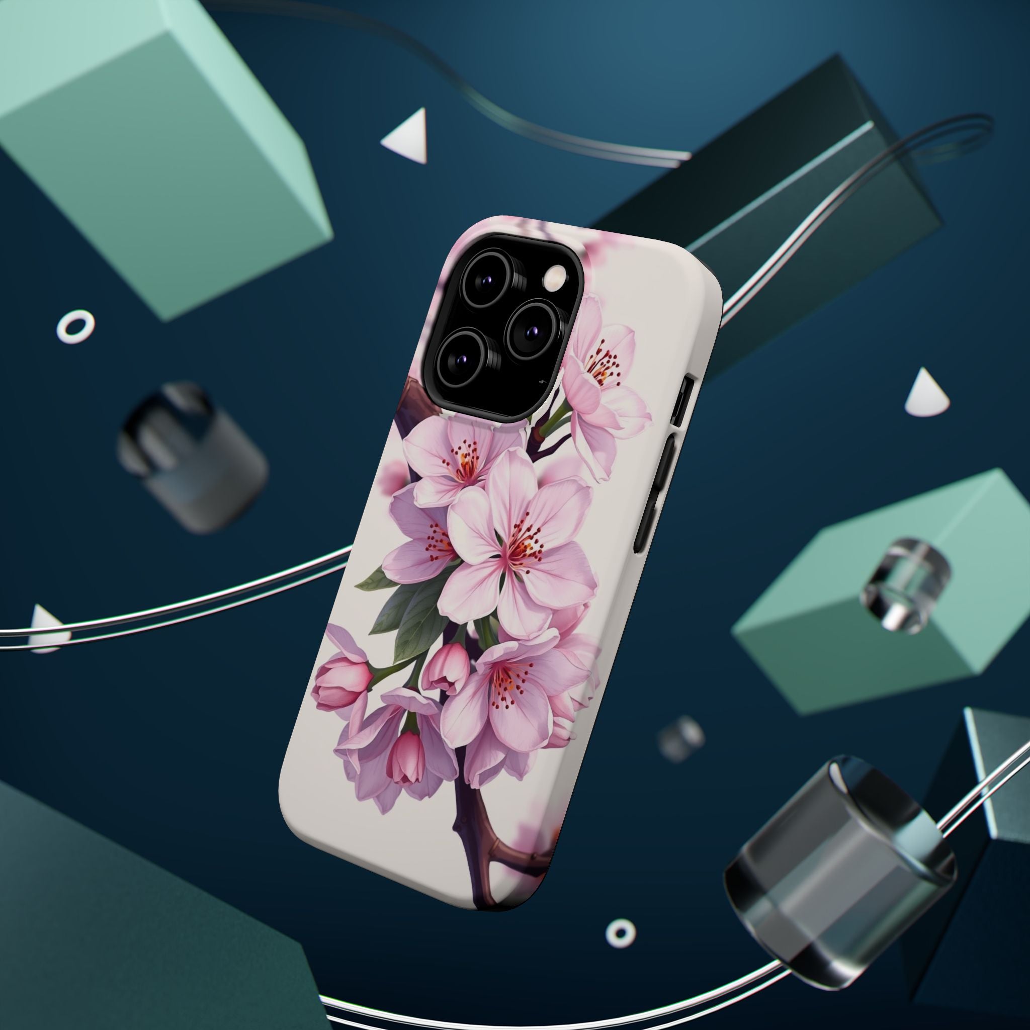 iPhone Cherry Blossom Mystic Art Bold Modern Everyday Snap Case · iPhone Case